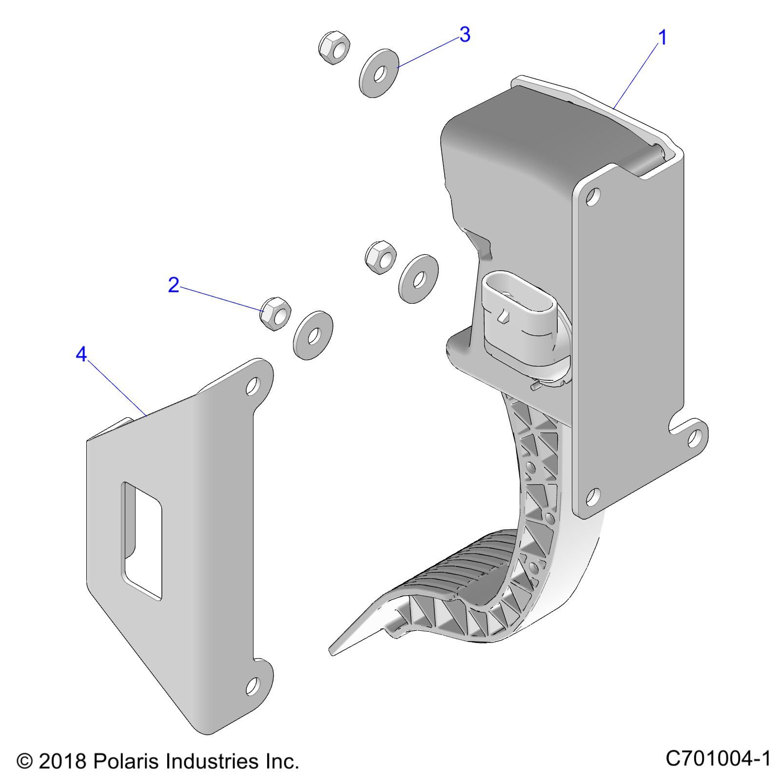 MOTEUR PEDALE DACCELERATEUR POUR RZR XP TURBO 2020