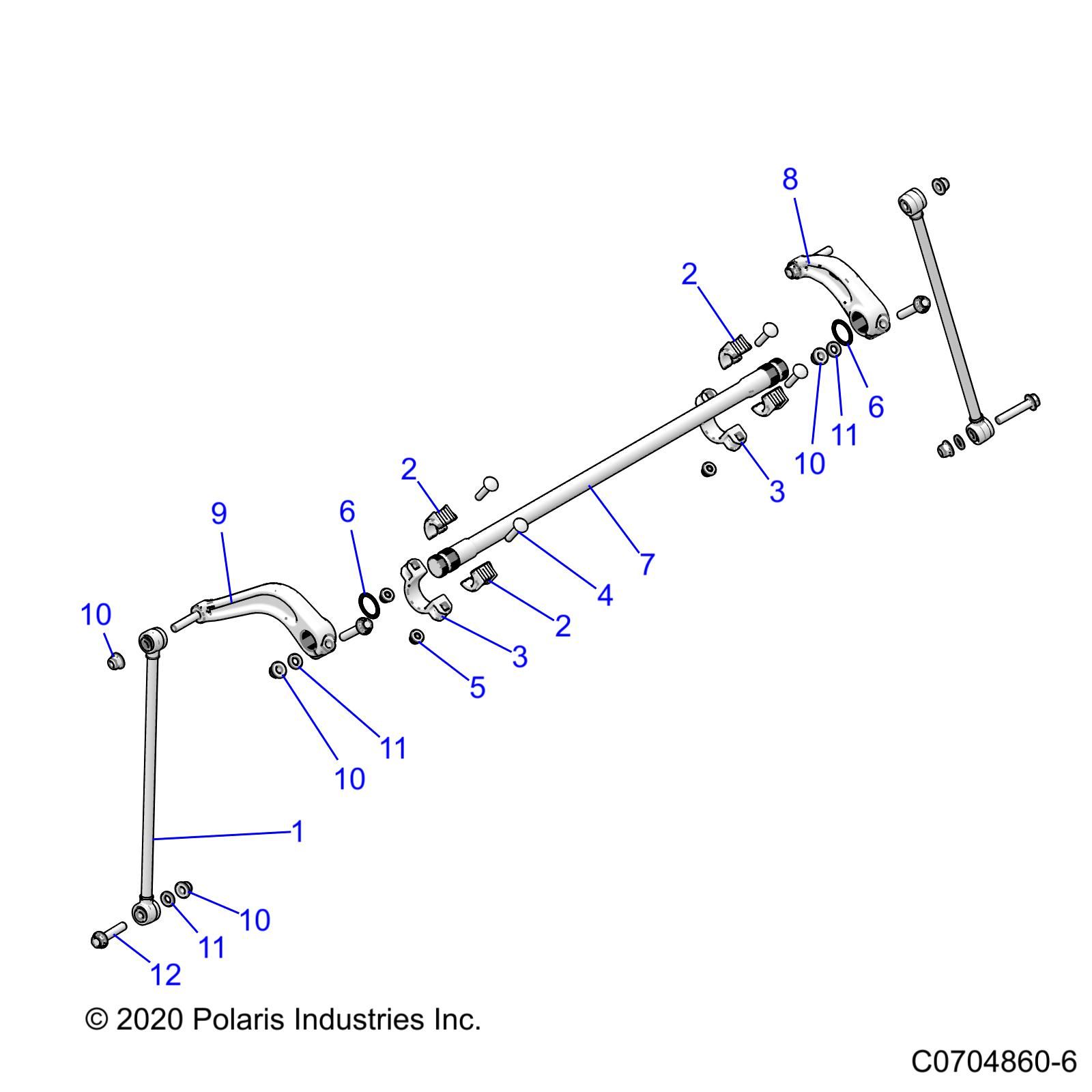 SUSPENSION REAR STABILIZER BAR POUR RZR PRO R4 DYNAMIX 2022
