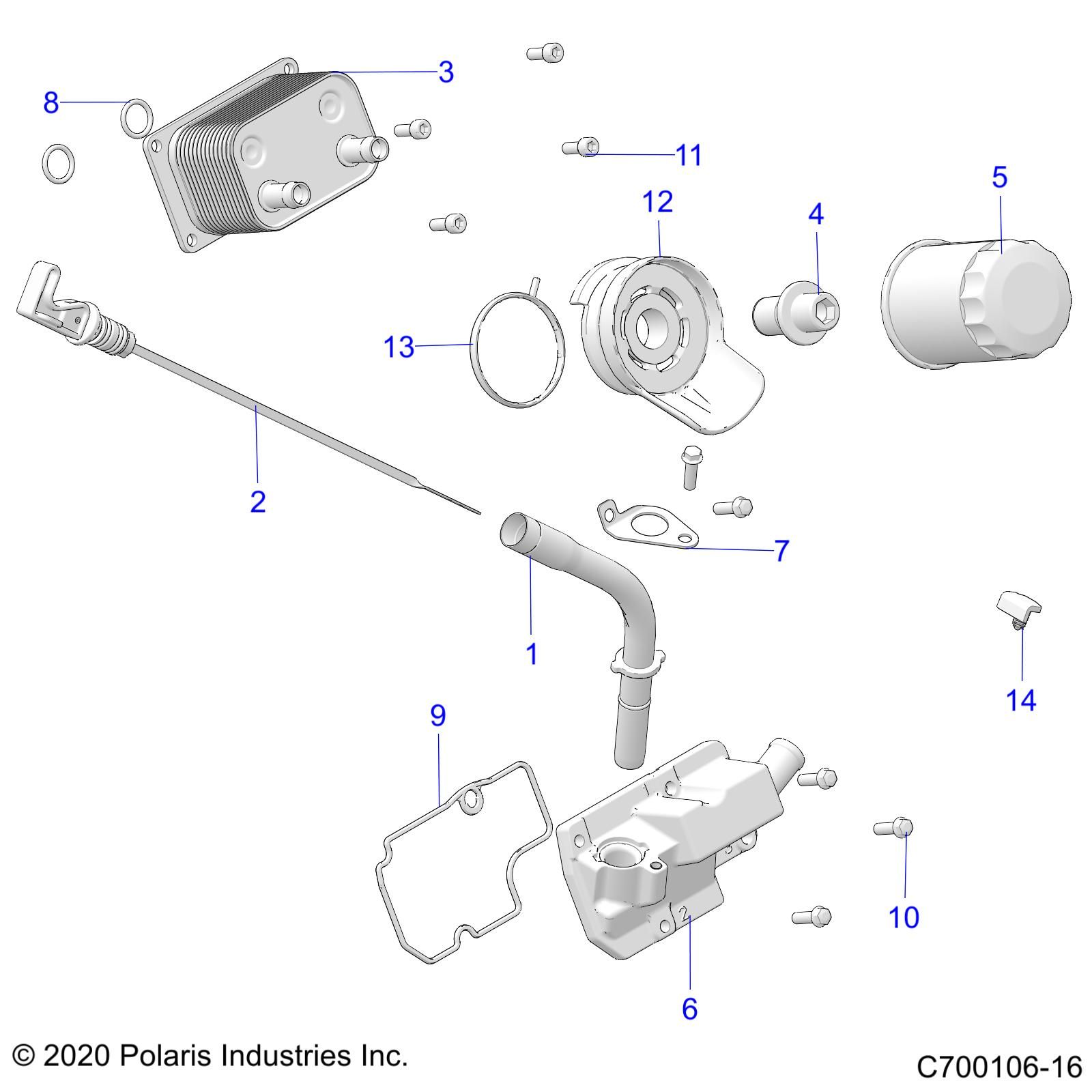 MOTEUR JAUGE ET FILTRE A HUILE POUR GENERAL XP 1000 DELUXE LIMITED RC EDITION 2022