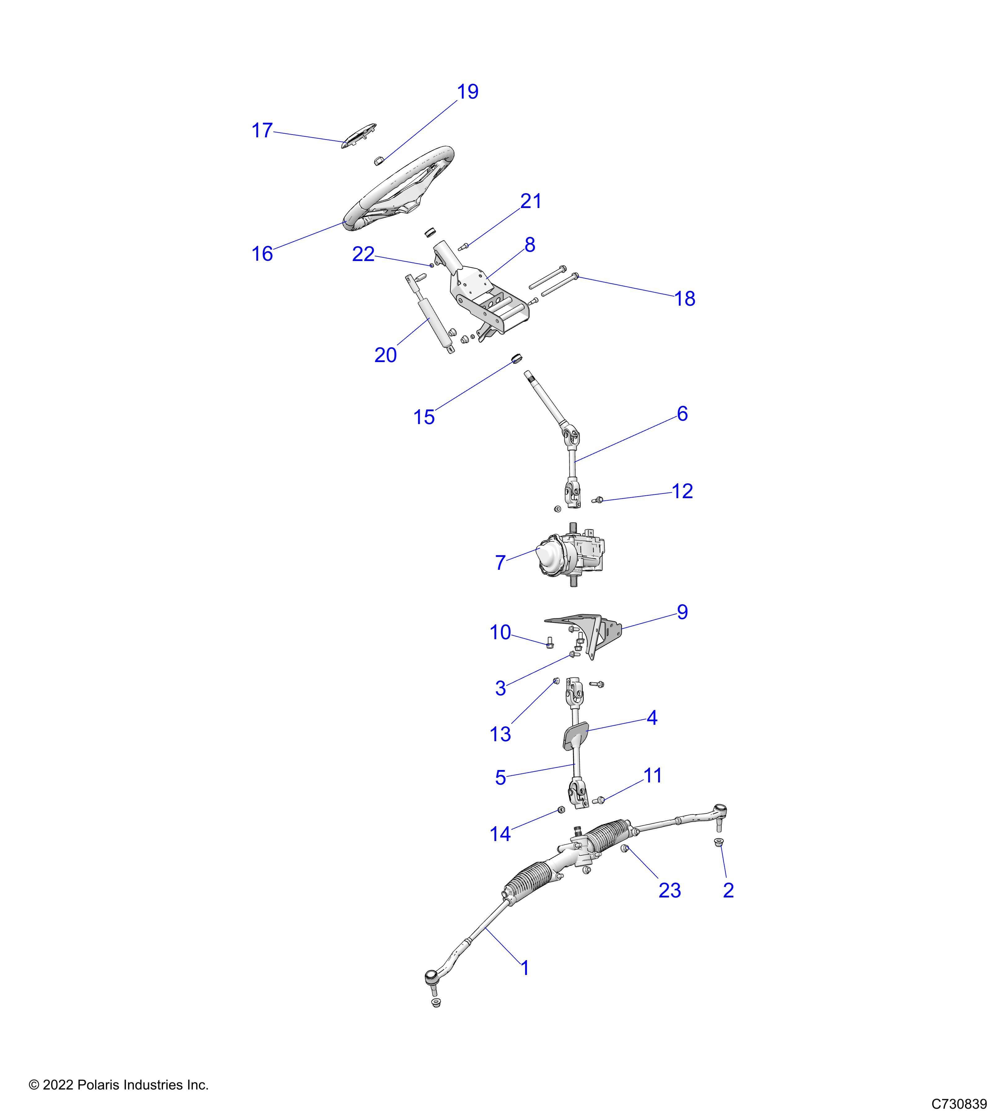 DIRECTION POUR RANGER DIESEL HD EPS ISRAEL R01 2023