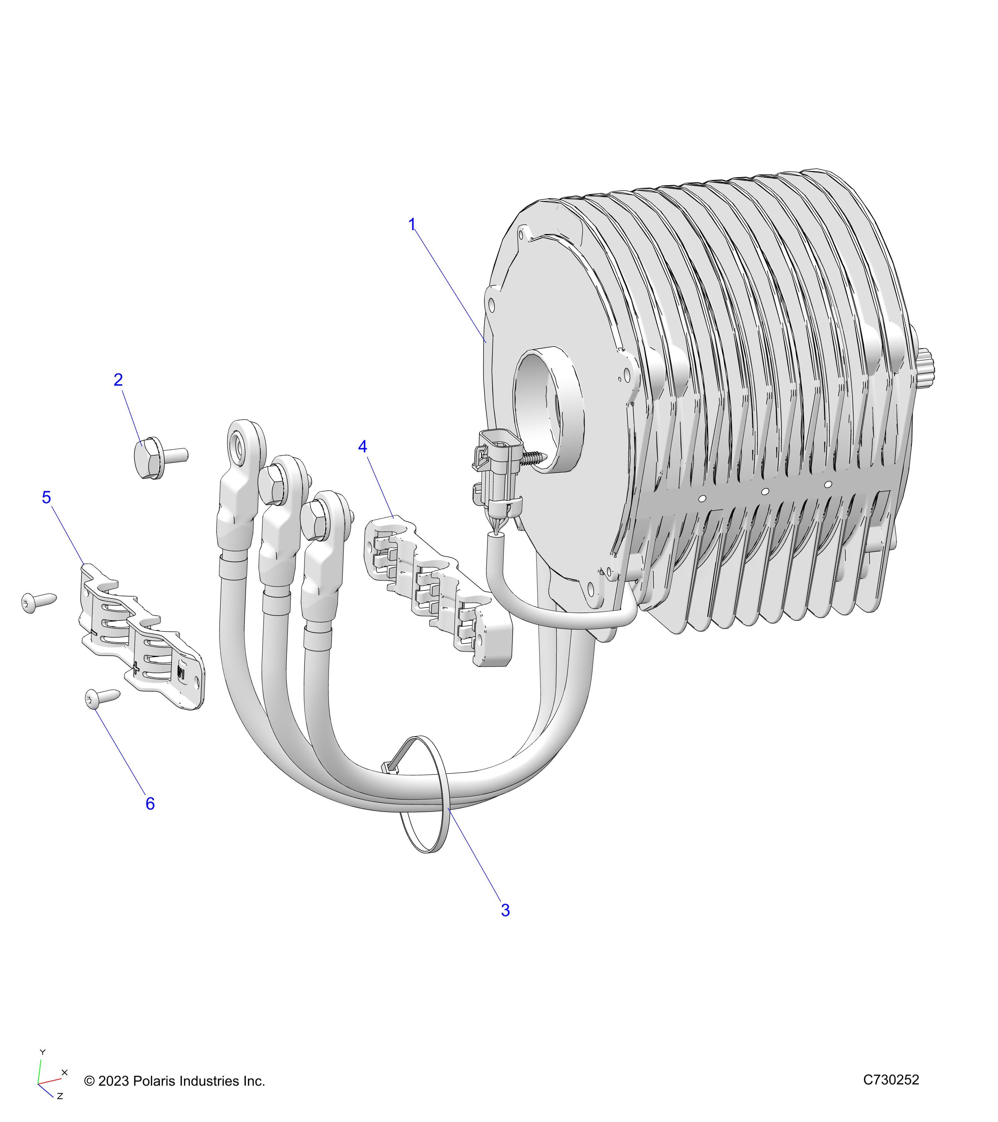 ELECTRICAL MOTOR POUR RANGER EV FULLSIZE PREMIUM R01 2023