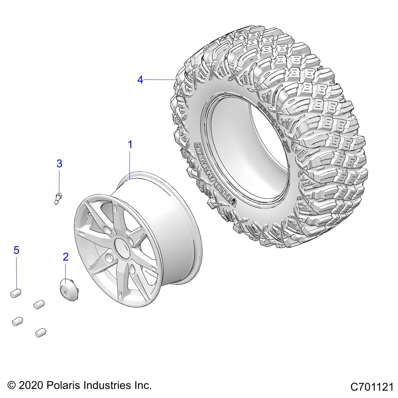 ROUES ROUES ARRIERE POUR GENERAL XP 1000 DELUXE 2022