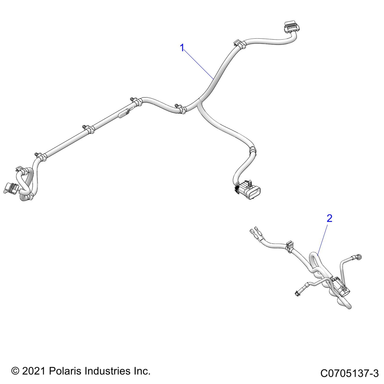 ELECTRIQUE FAISCEAU DE CABLE PERIPHERIQUE POUR RZR PRO XP 4 SPORT R01 2023