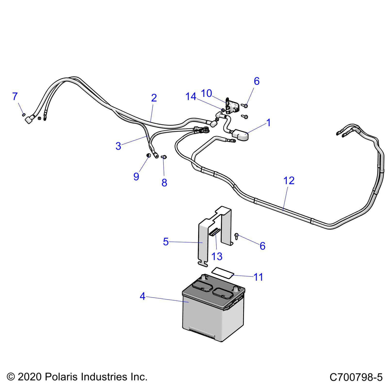 ELECTRIQUE BATTERIE POUR GENERAL XP 1000 HUNTER 2022