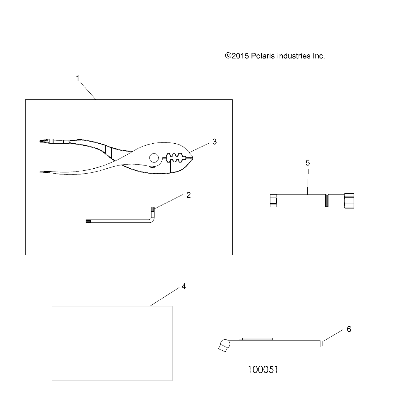 OUTILS KIT OUTILS POUR SPORTSMAN 570 EFI EPS 2015