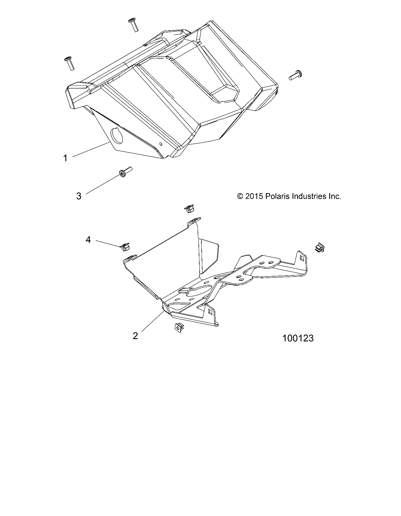 CARROSSERIE JAUGE POD POUR SPORTSMAN 1000 HIGH LIFTER 2016