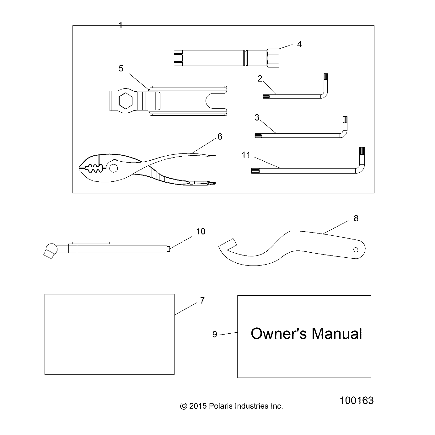 REFERENCES KIT OUTILS ET MANUEL DE LUTILISATEUR POUR ACE 500 SOHC 2019