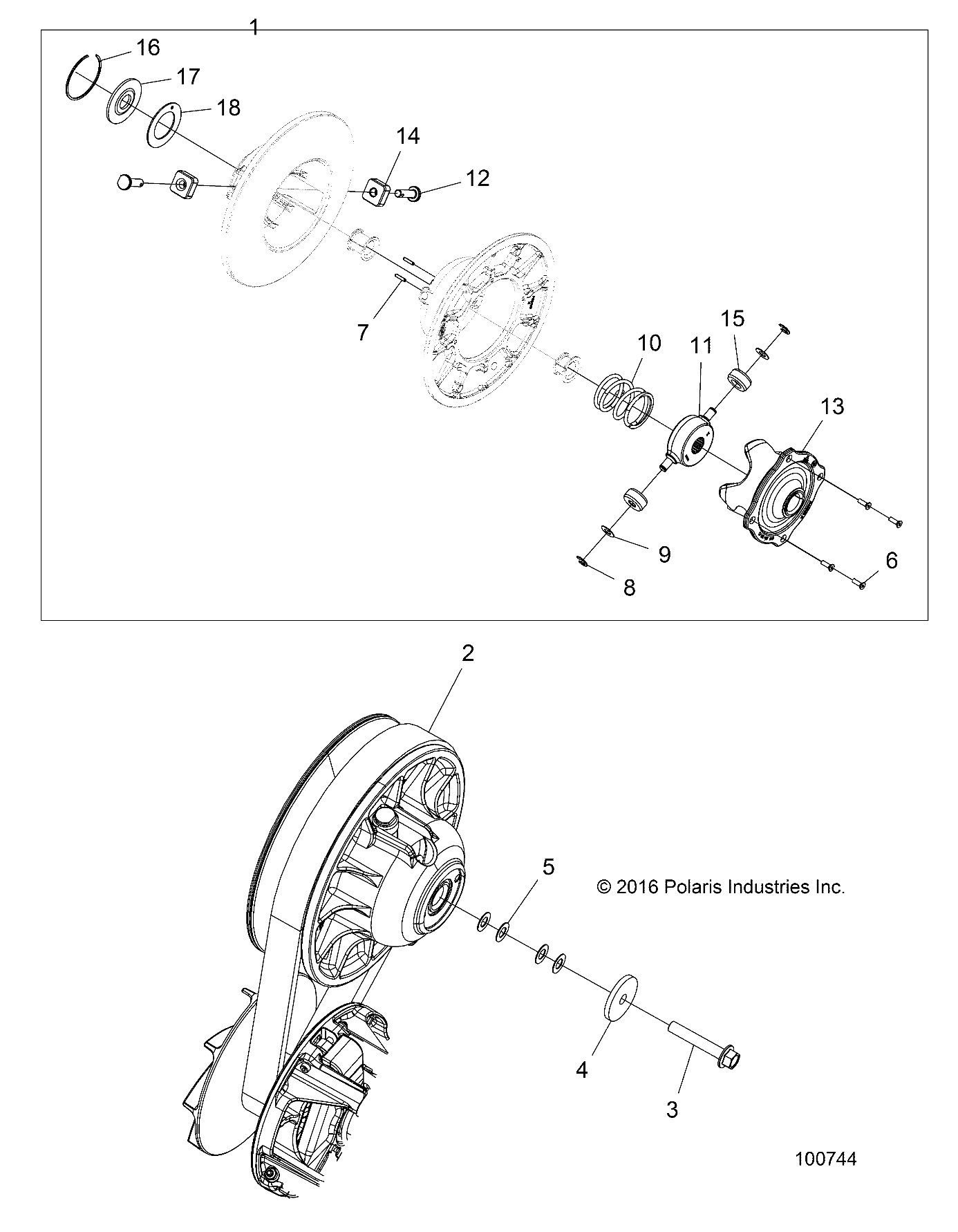 TRANSMISSION POUR SCRAMBLER 850 48 2019