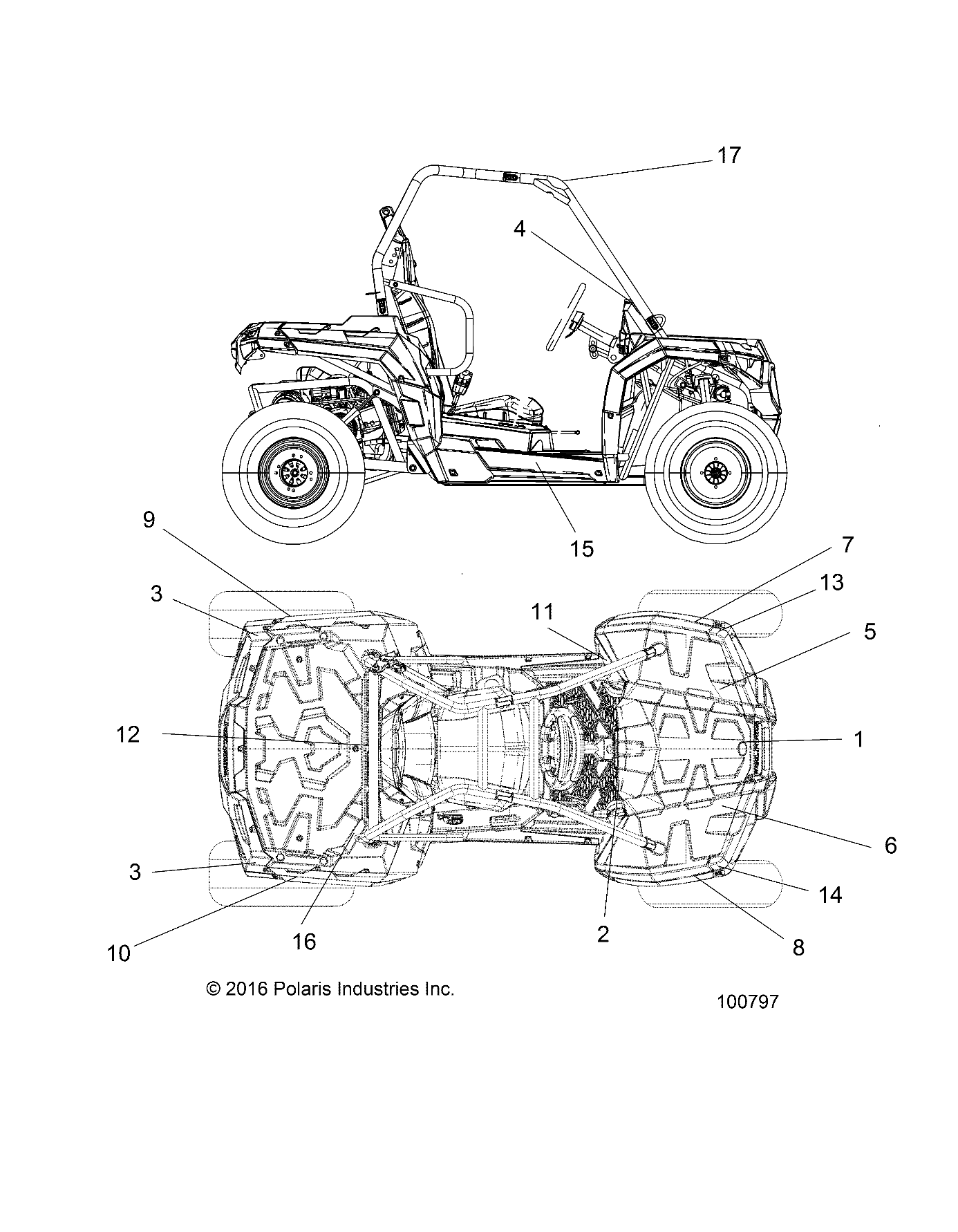 CARROSSERIE AUTOCOLLANTS POUR ACE 150 MD 2017