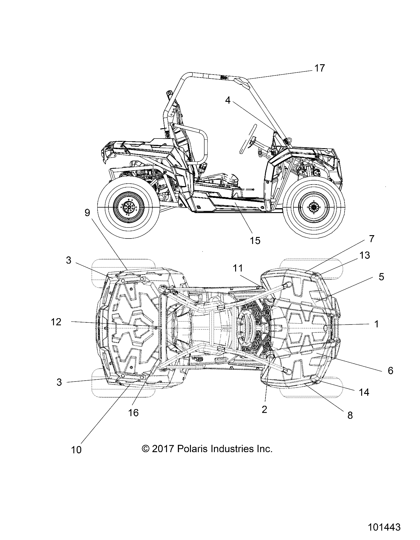 CARROSSERIE AUTOCOLLANTS POUR ACE 150 EFI 501S INDY 2018