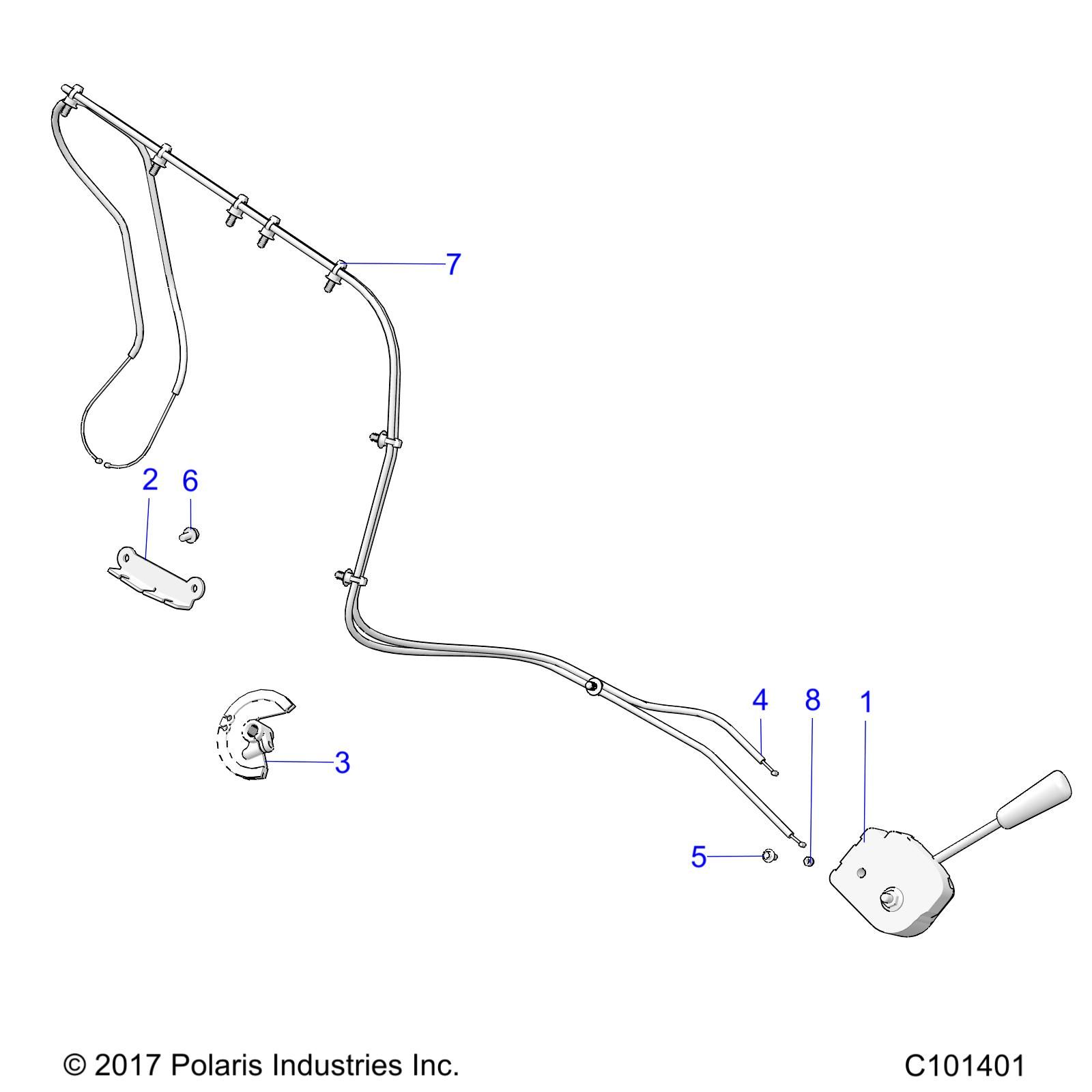 TRANSMISSION LEVIER DE VITESSE POUR ATV RANGER 150 EFI R01 2023