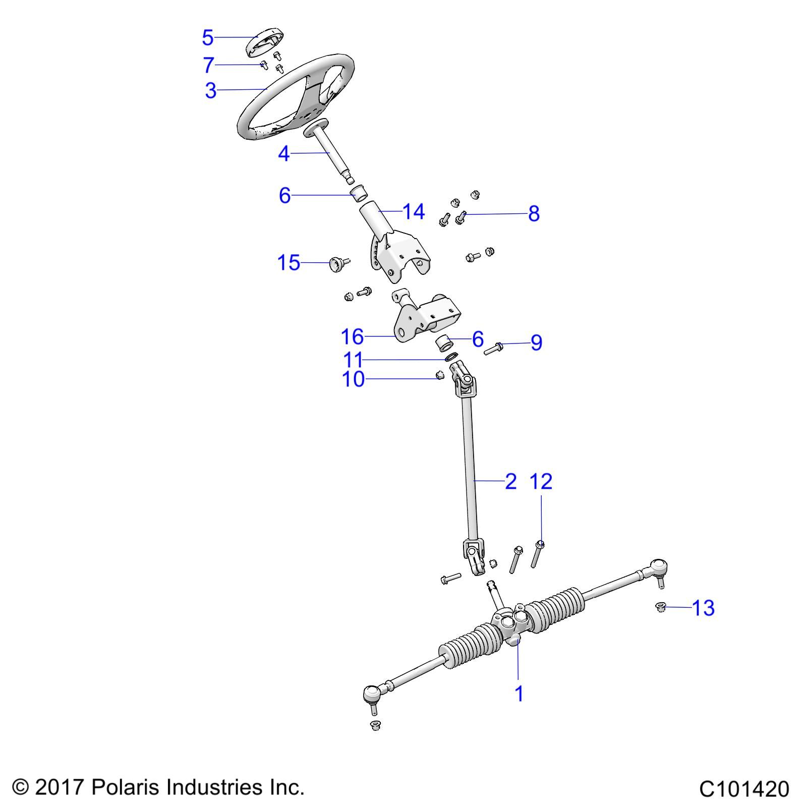 DIRECTION POUR ATV RANGER 150 EFI R01 2023