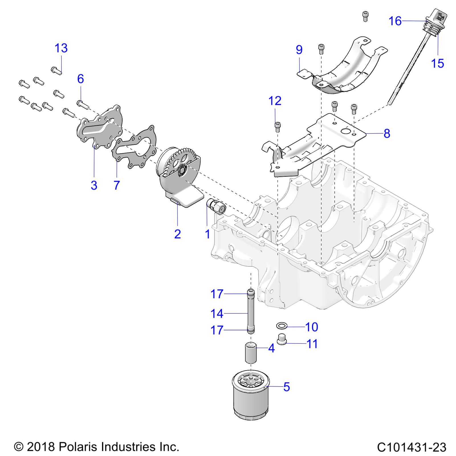 MOTEUR POUR SCRAMBLER XP 1000 S 55 49S 2023