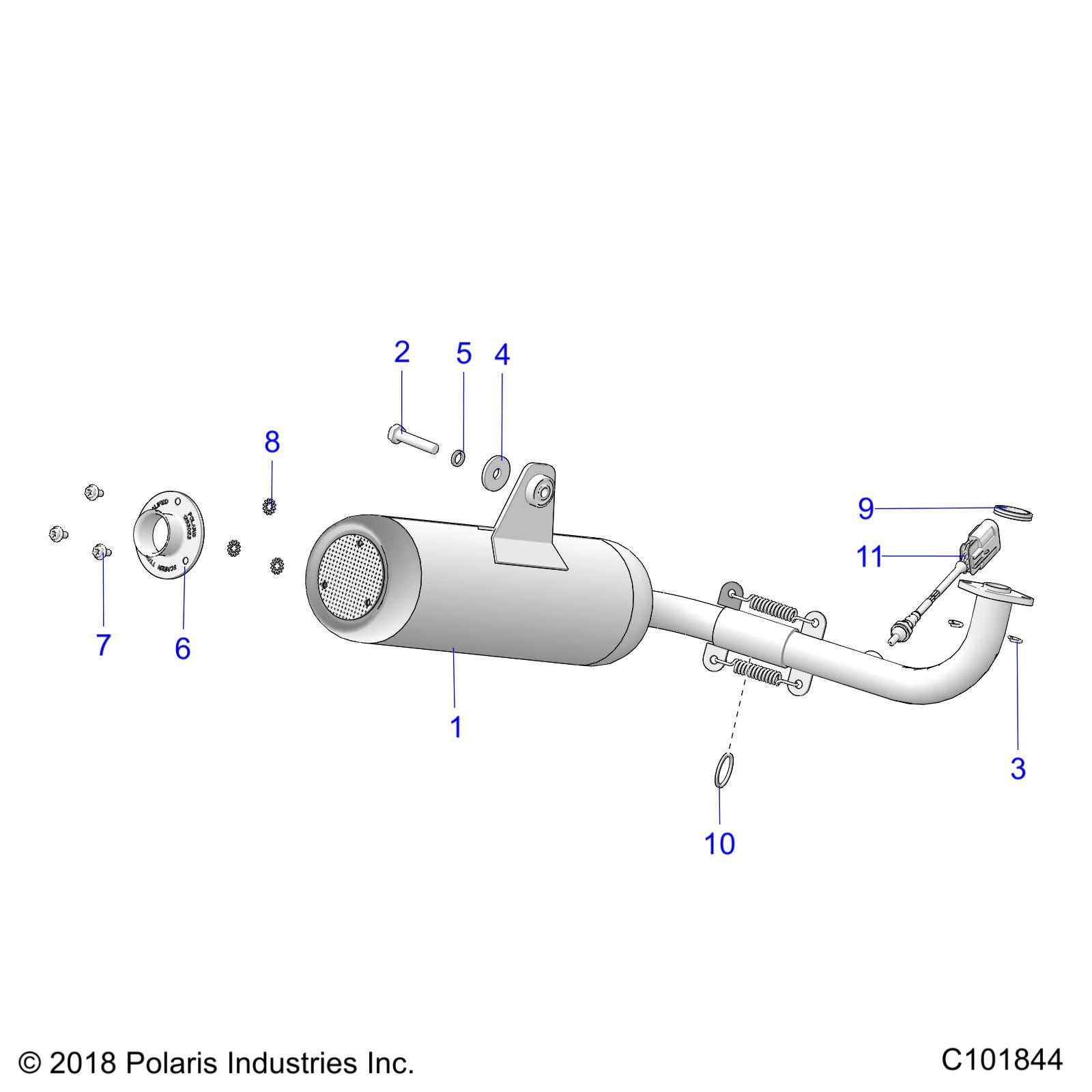 MOTEUR SYSTEME DECHAPPEMENT POUR ATV RANGER 150 EFI R01 2023