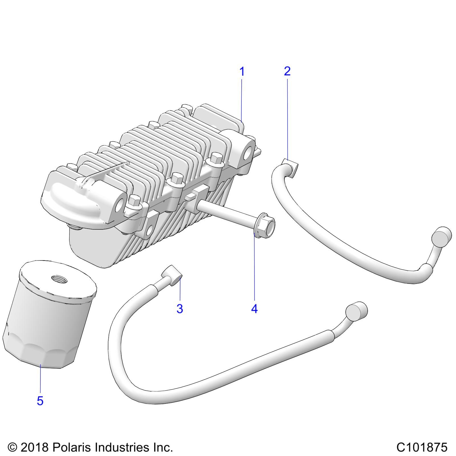MOTEUR LUBRIFICATION ET FILTRE POUR ACE 150 2017
