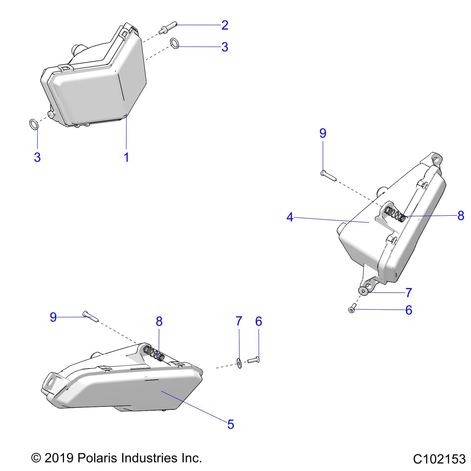 ELECTRIQUE PHARES POUR SPORTSMAN 850 48 TRAIL PACKAGE 2021