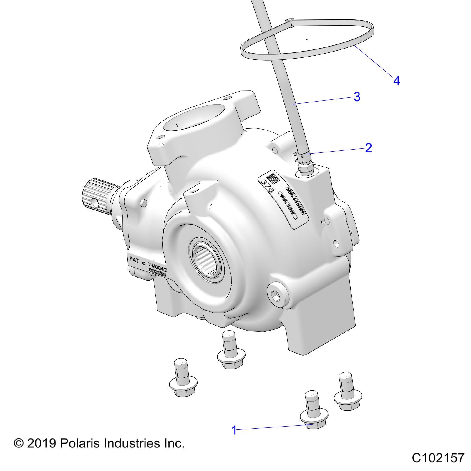 TRANSMISSION MONTAGE BOITE DE VITESSE AVANT POUR SPORTSMAN 850 HIGH LIFTER 2021