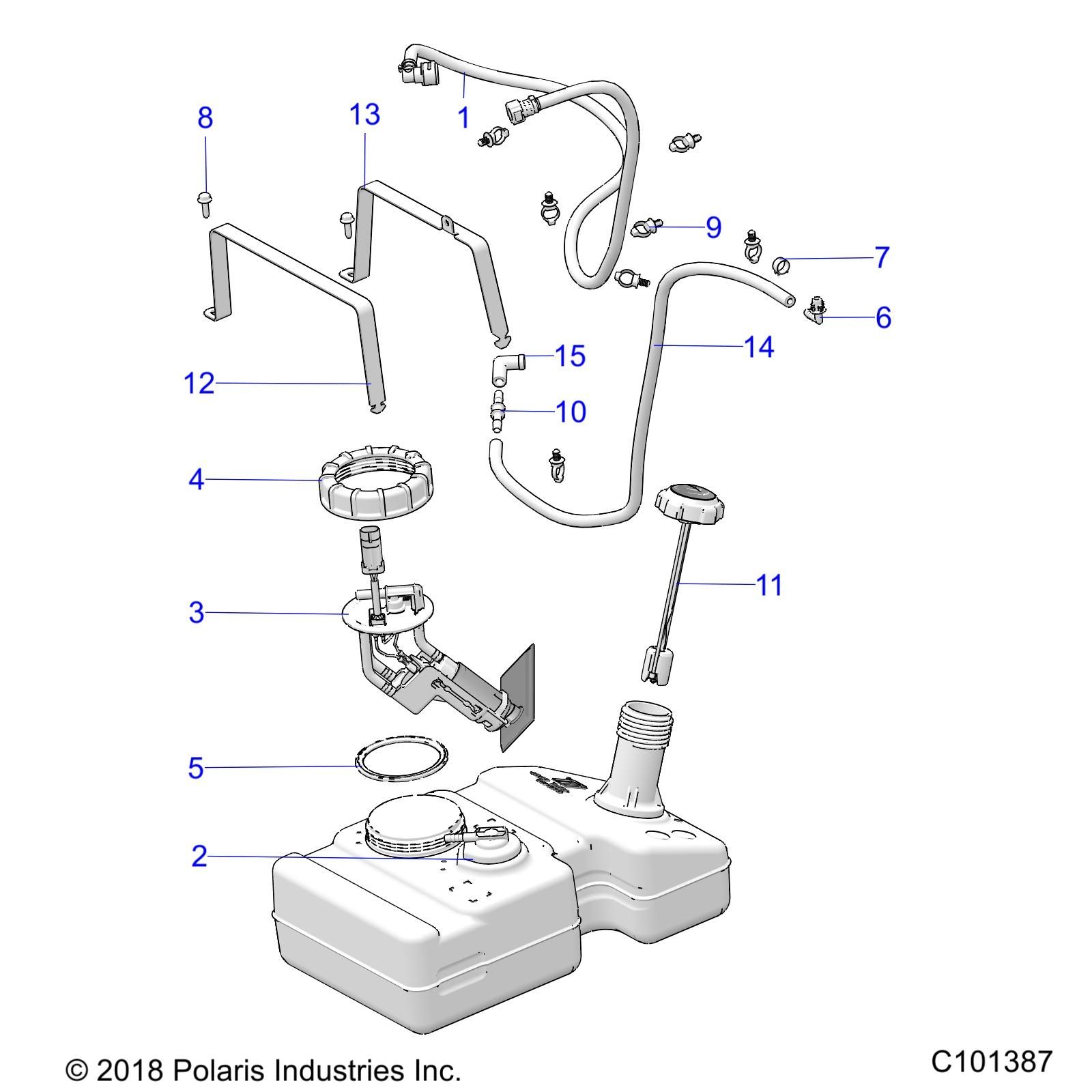 CARROSSERIE RESERVOIR DE CARBURANT POUR RANGER 150 EFIMD 2024