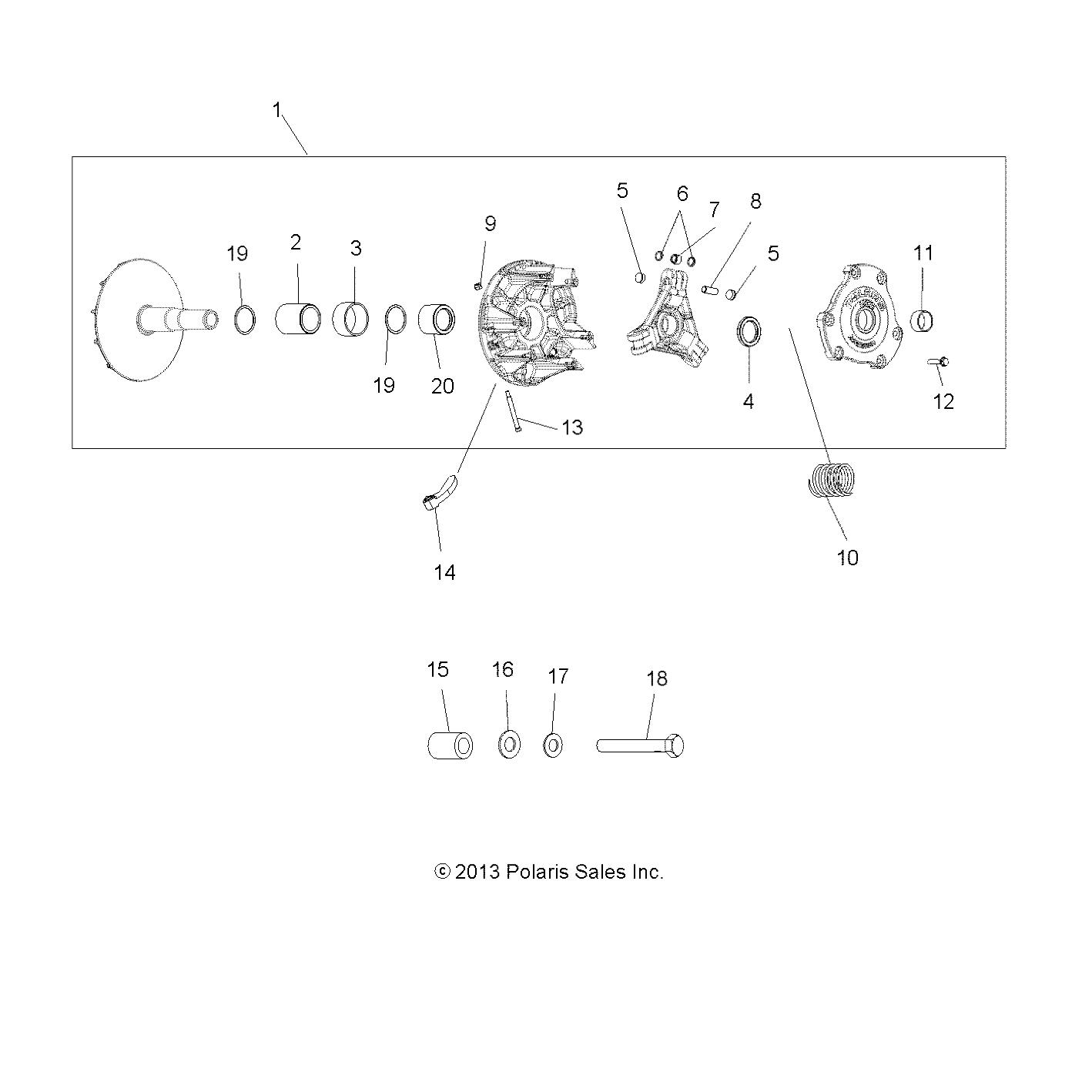 TRANSMISSION EMBRAYAGE PRIMAIRE POUR 570 EFIEPS FOREST TRACTOR 2015