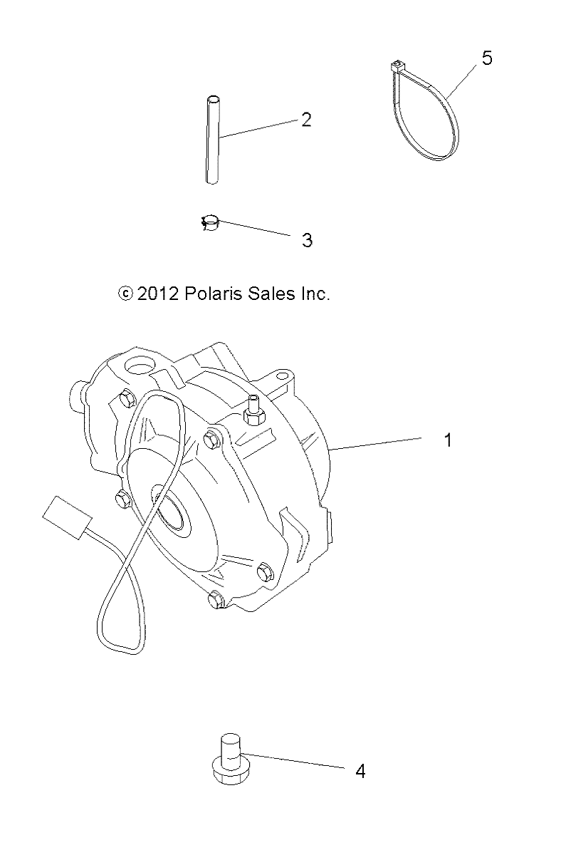 TRANSMISSION MONTAGE BOITE AVANT POUR SPORTSMAN 570 2020