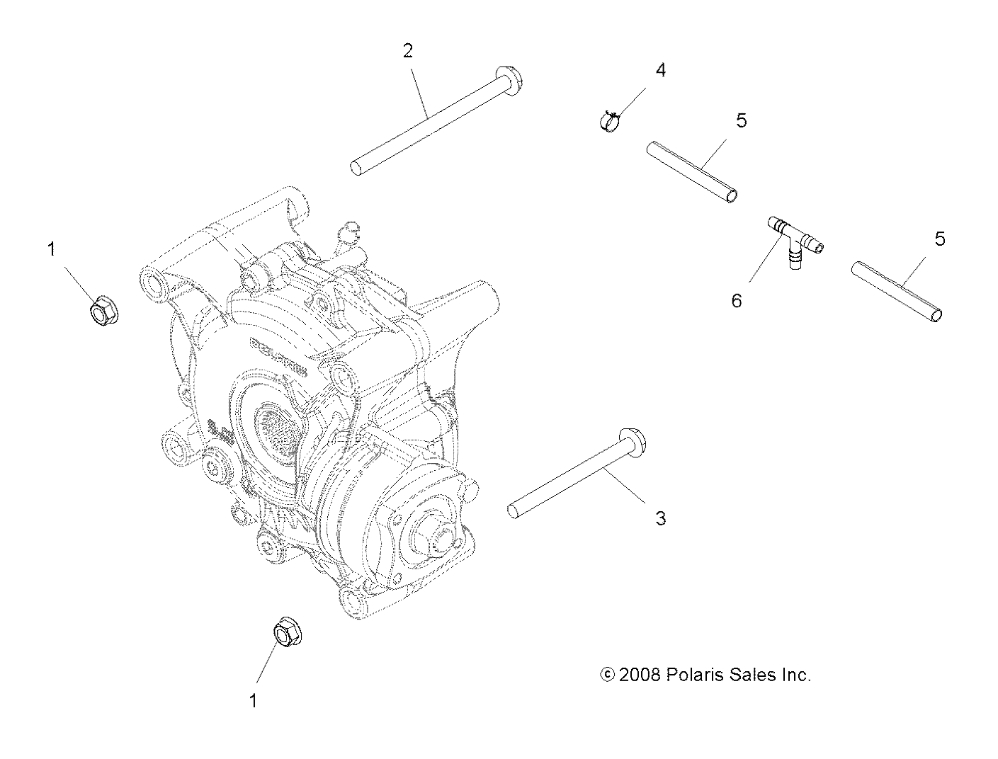 TRANSMISSION MONTAGE BOITE DE VITESSE ARRIERE POUR SPORTSMAN X2 550 2010
