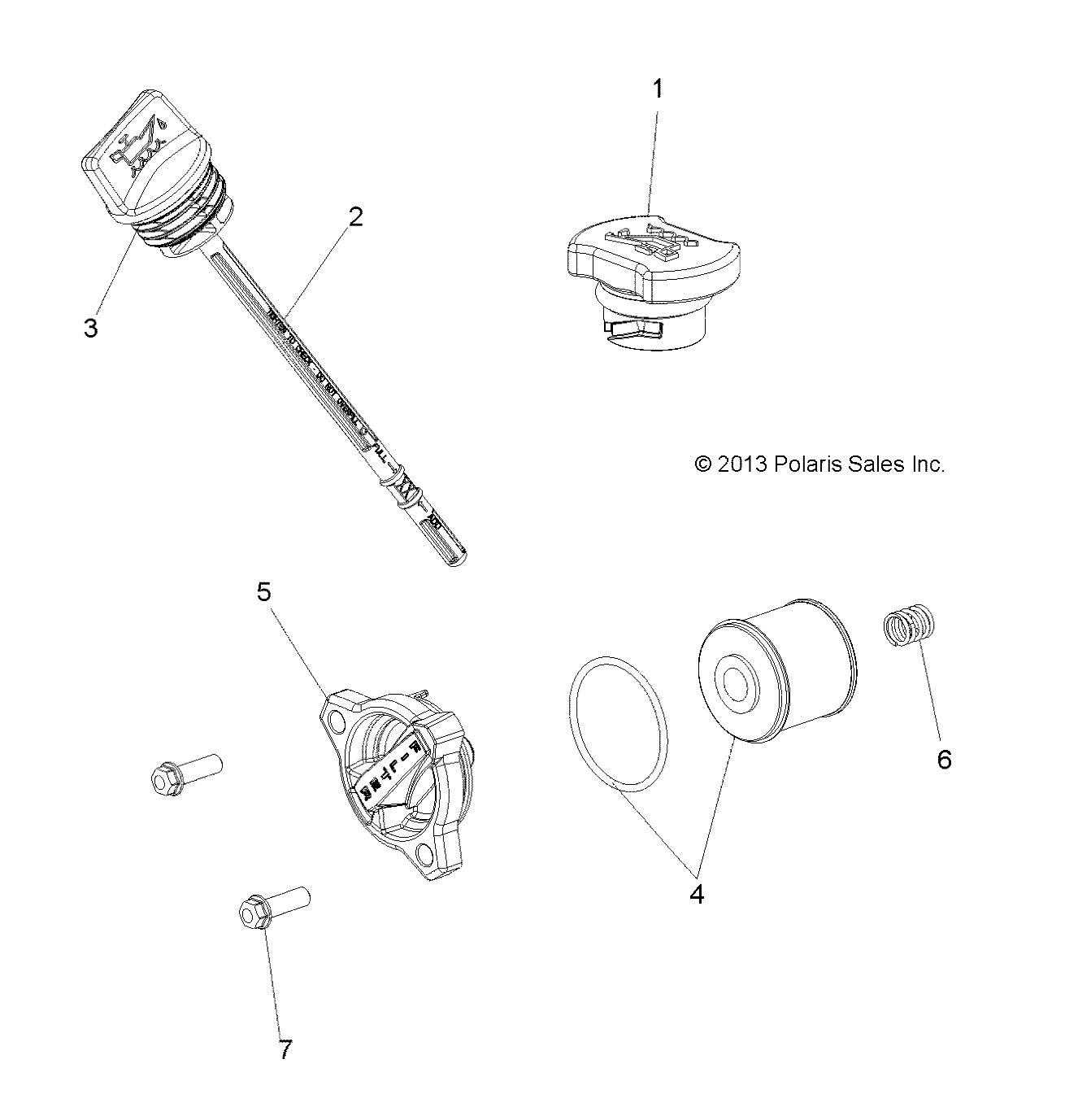 MOTEUR FILTRE A HUILE JAUGE ET BOUCHON DE REMPLISSAGE POUR RANGER ETX 2015