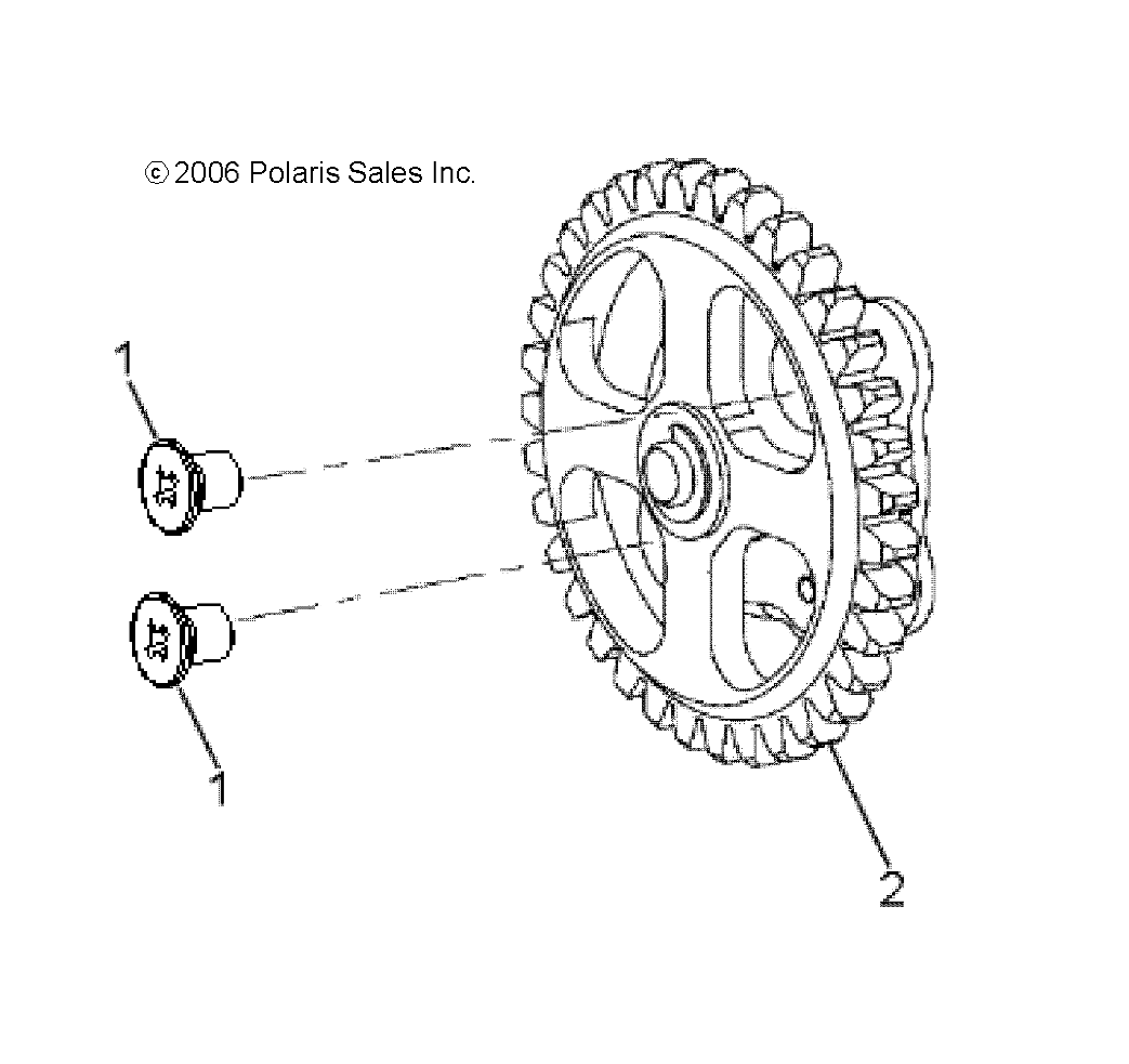 MOTEUR POMPE A HUILE POUR OUTLAW 110 2016