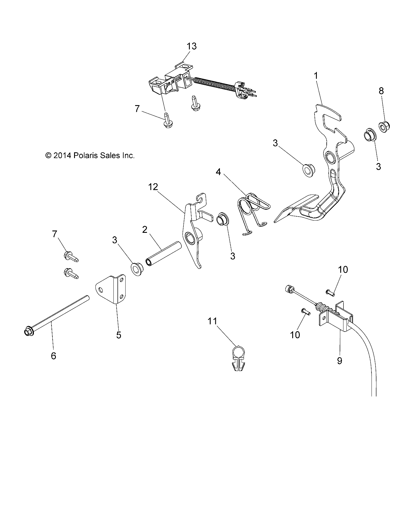 MOTEUR PEDALE DACCELERATEUR POUR ACE 325 EFI 2016