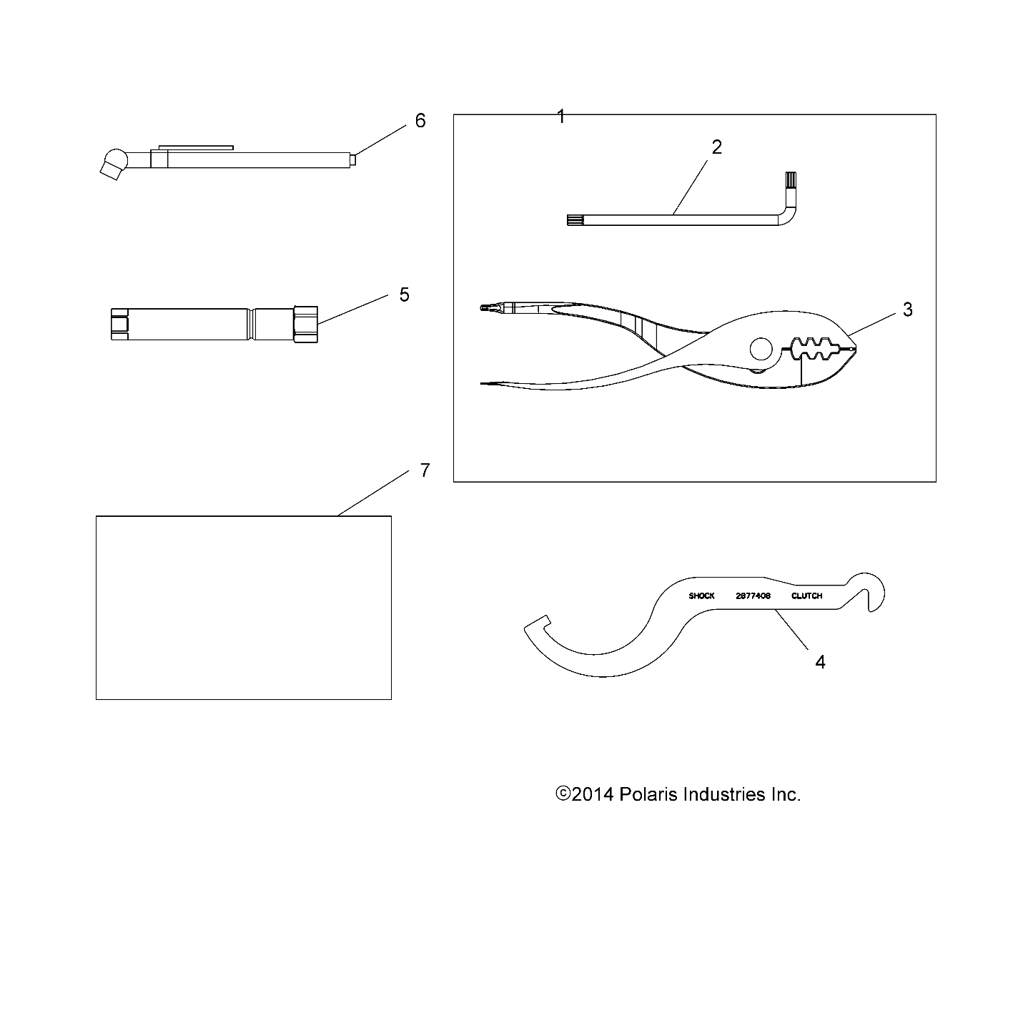 OUTILS KIT OUTILS POUR 570 TR PRM PS MD 2015