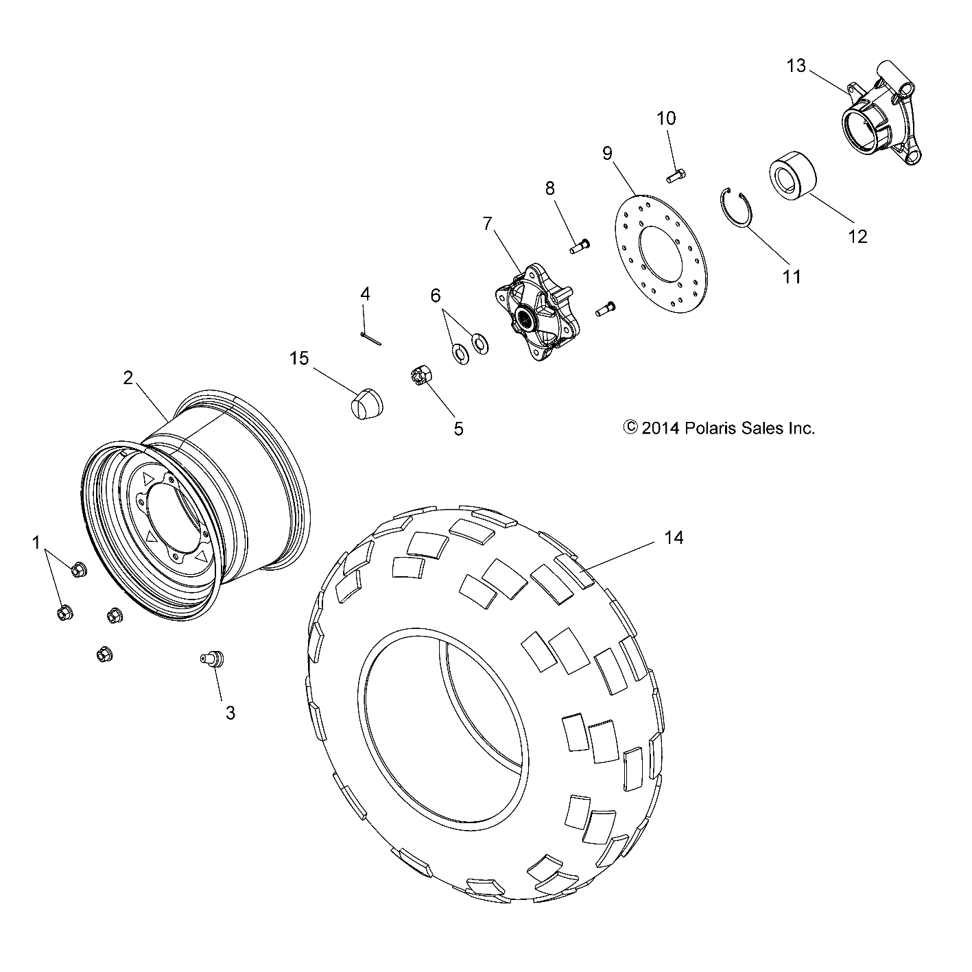 ROUES ROUES ARRIERE POUR ACE 570 2018