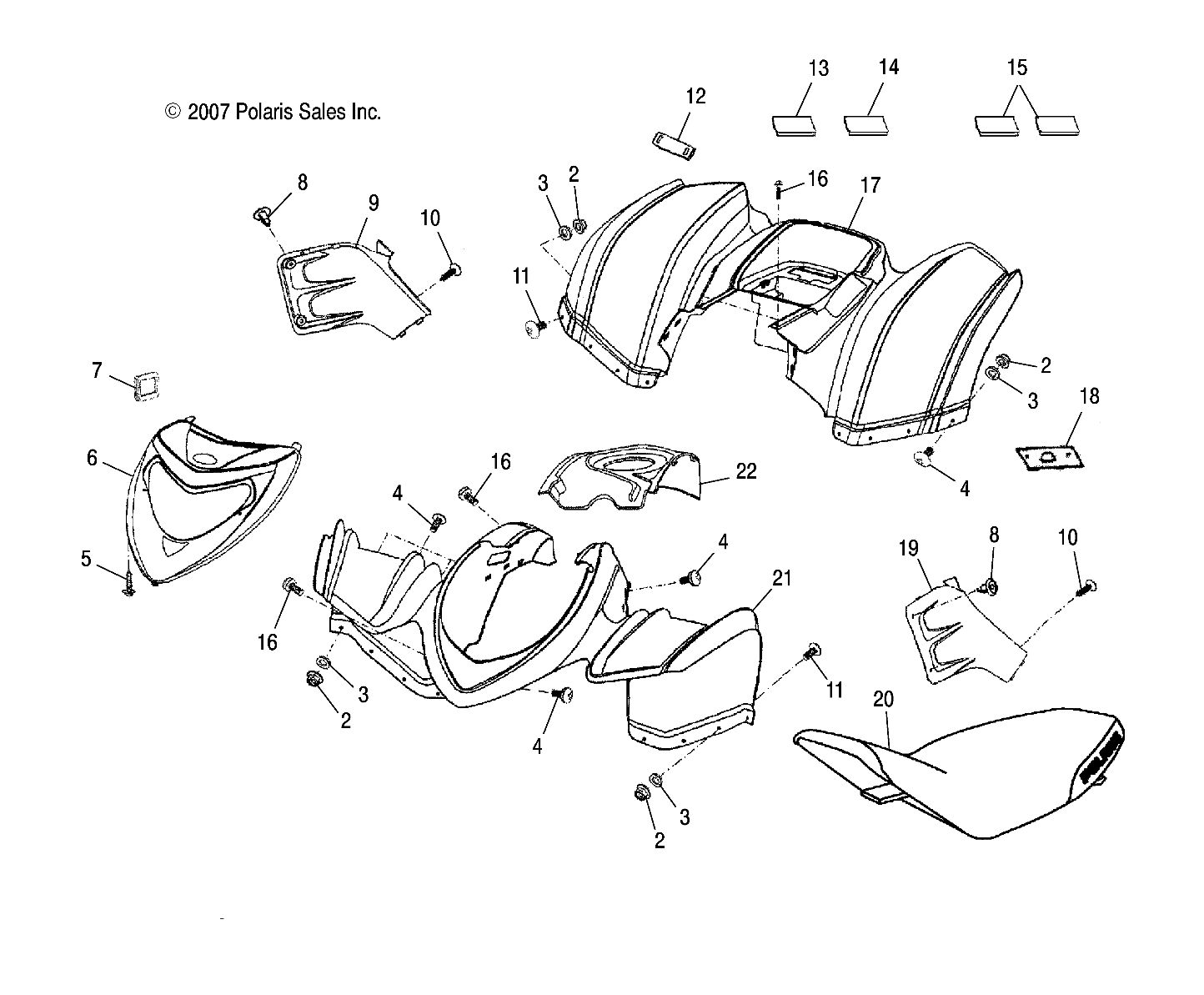 CARROSSERIE CABINE ET SIEGE POUR PHOENIX 200 2025