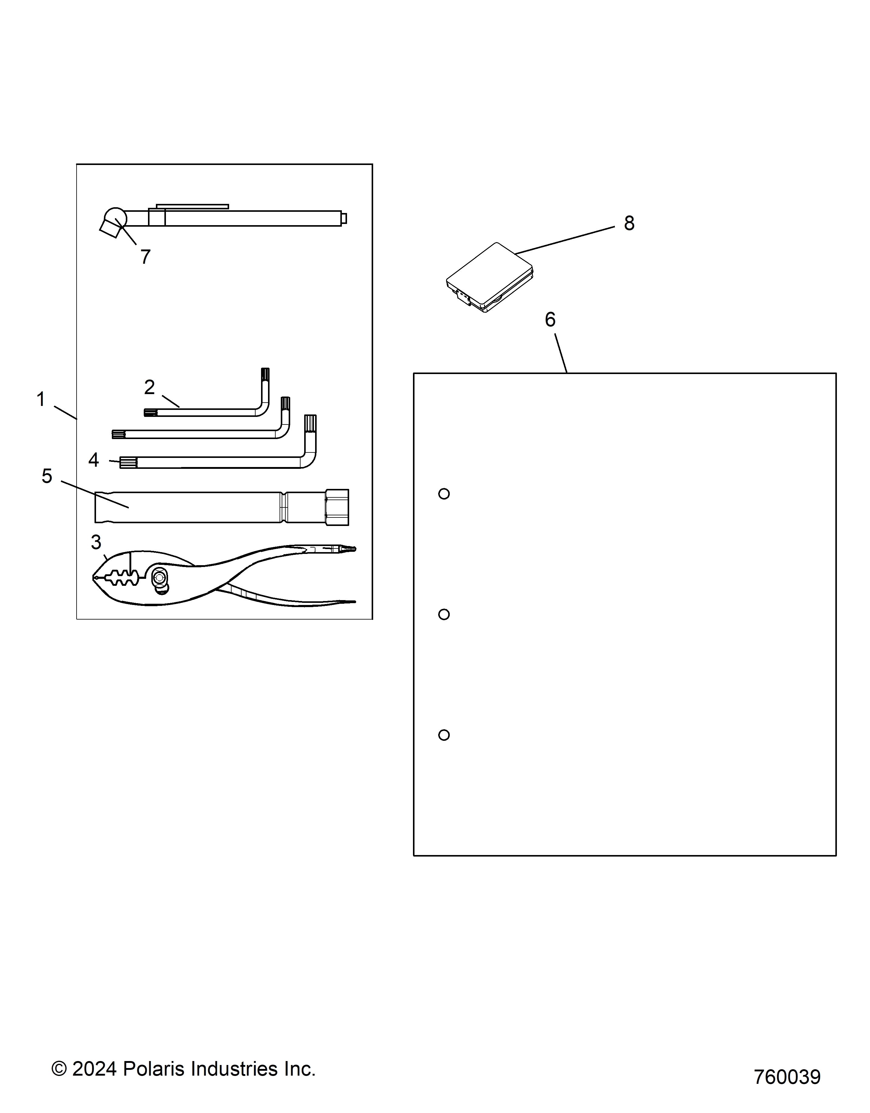 REFERENCES KIT OUTILS ET MANUEL DE LUTILISATEUR POUR RANGER 1000 FULL SIZE EU5 3PC 2025