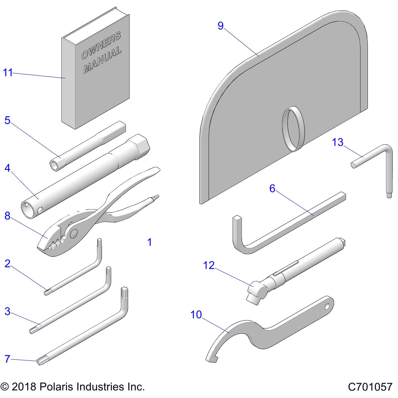 REFERENCES MANUEL DE LUTILISATEUR ET KIT OUTILS POUR RZR TURBO S 4 VELOCITY 2020