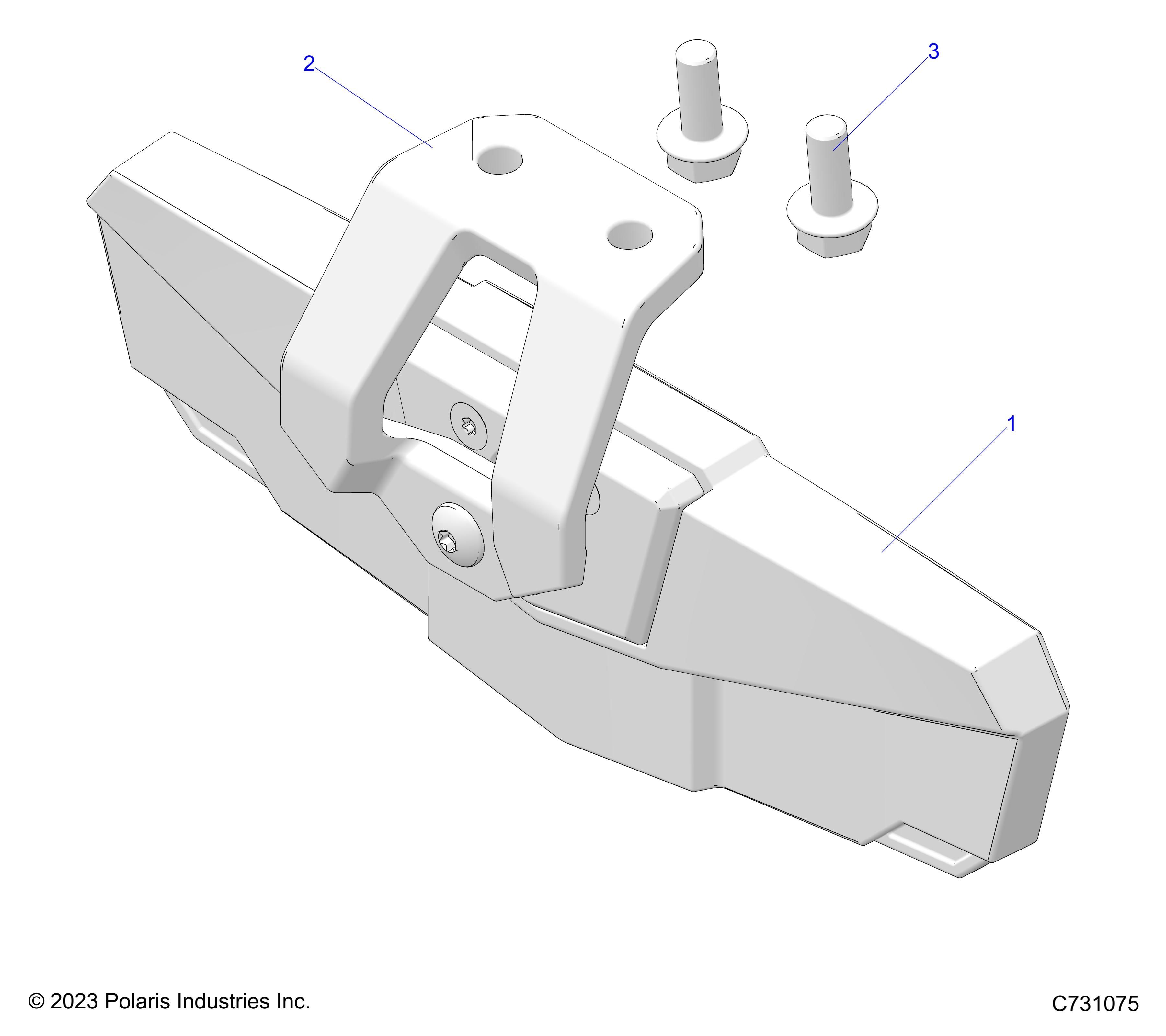 CARROSSERIE MIROIR ARRIERE POUR RANGER XD 1500 NSTR 2024