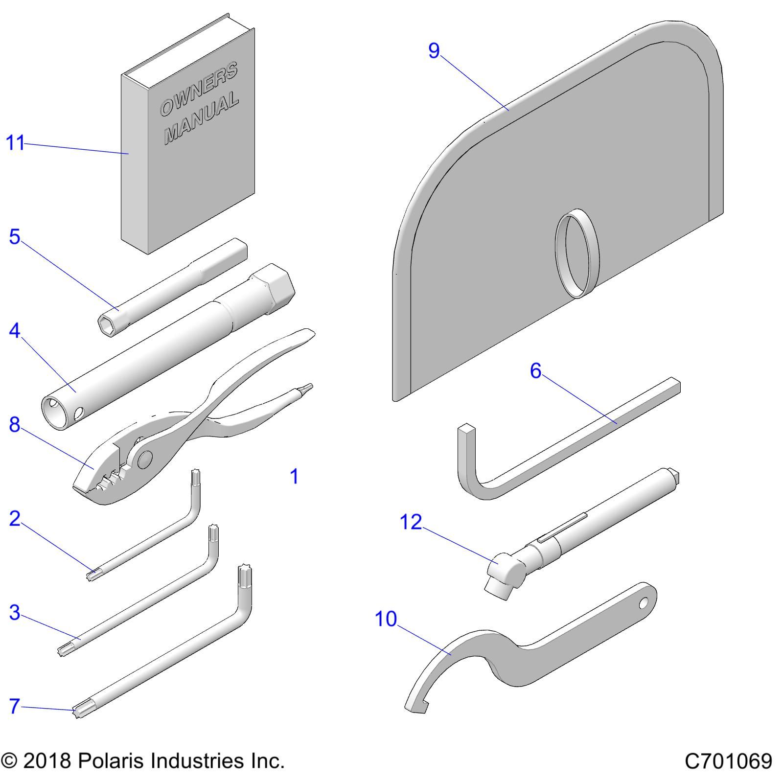 REFERENCES MANUEL DE LUTILISATEUR ET KIT OUTILS POUR RZR 64 XP4 1000 MD 2021