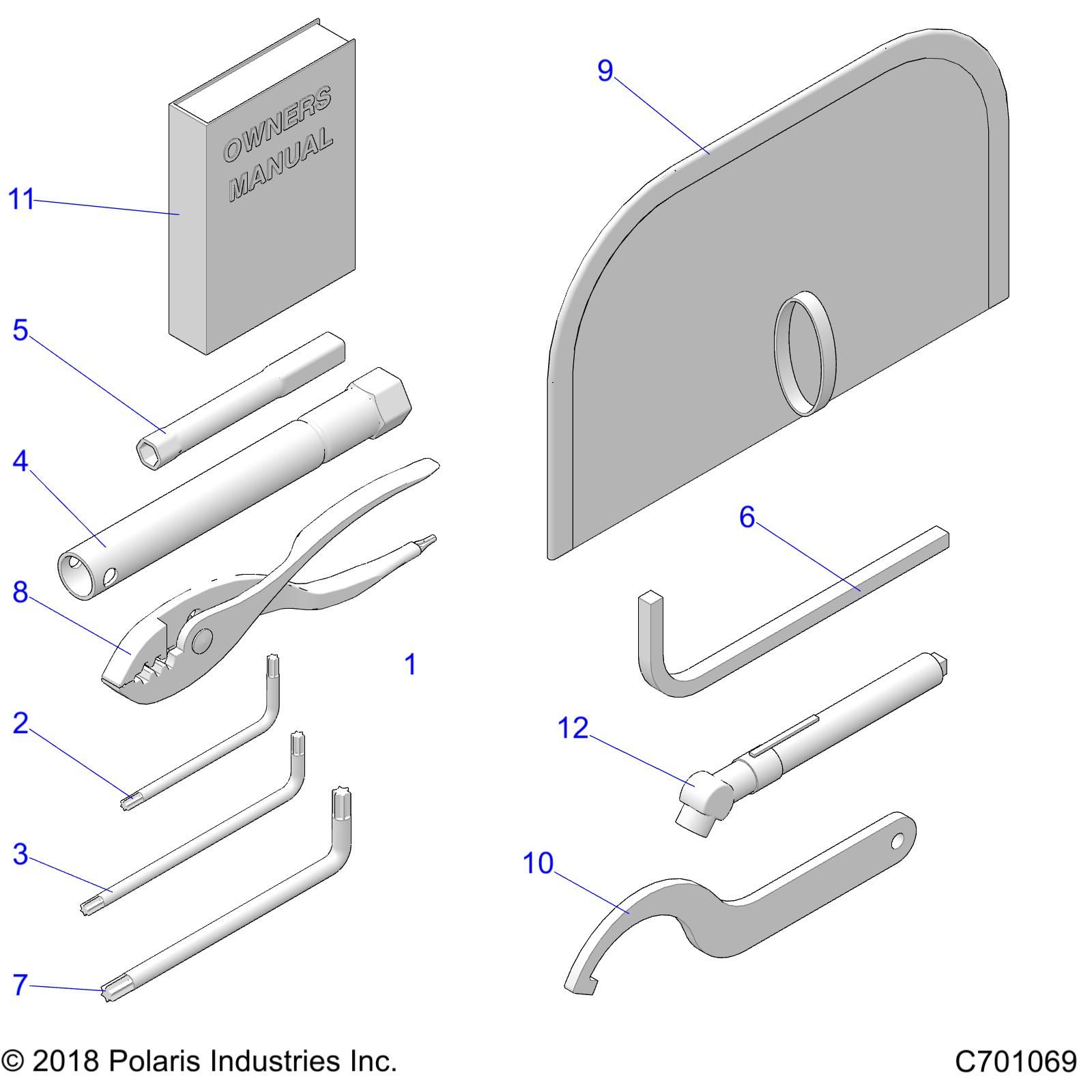 REFERENCES MANUEL DE LUTILISATEUR ET KIT OUTILS POUR RZR XP 1000 TRACTOREUZUG 2022