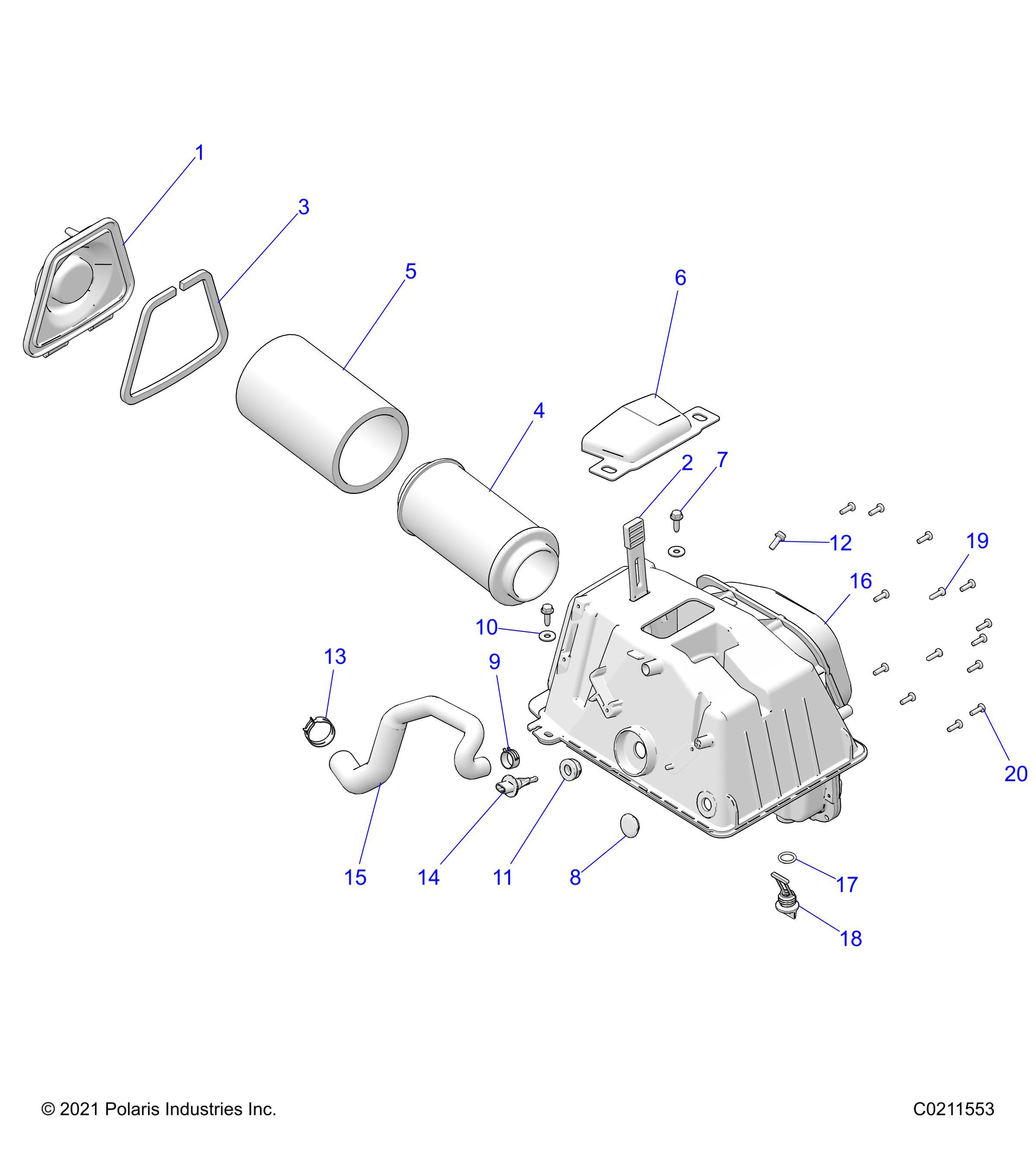 MOTEUR POUR SPORTSMAN XP 1000 55 EPS 3PC 2022