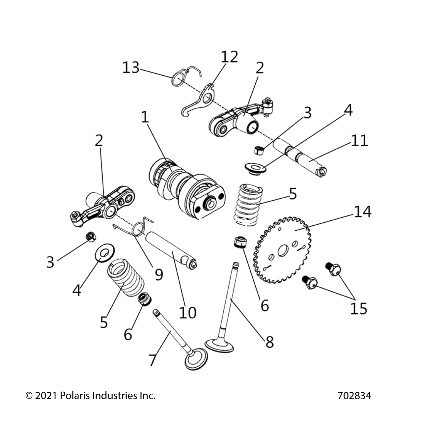 ENGINE VALVETRAIN POUR RZR 200 2021