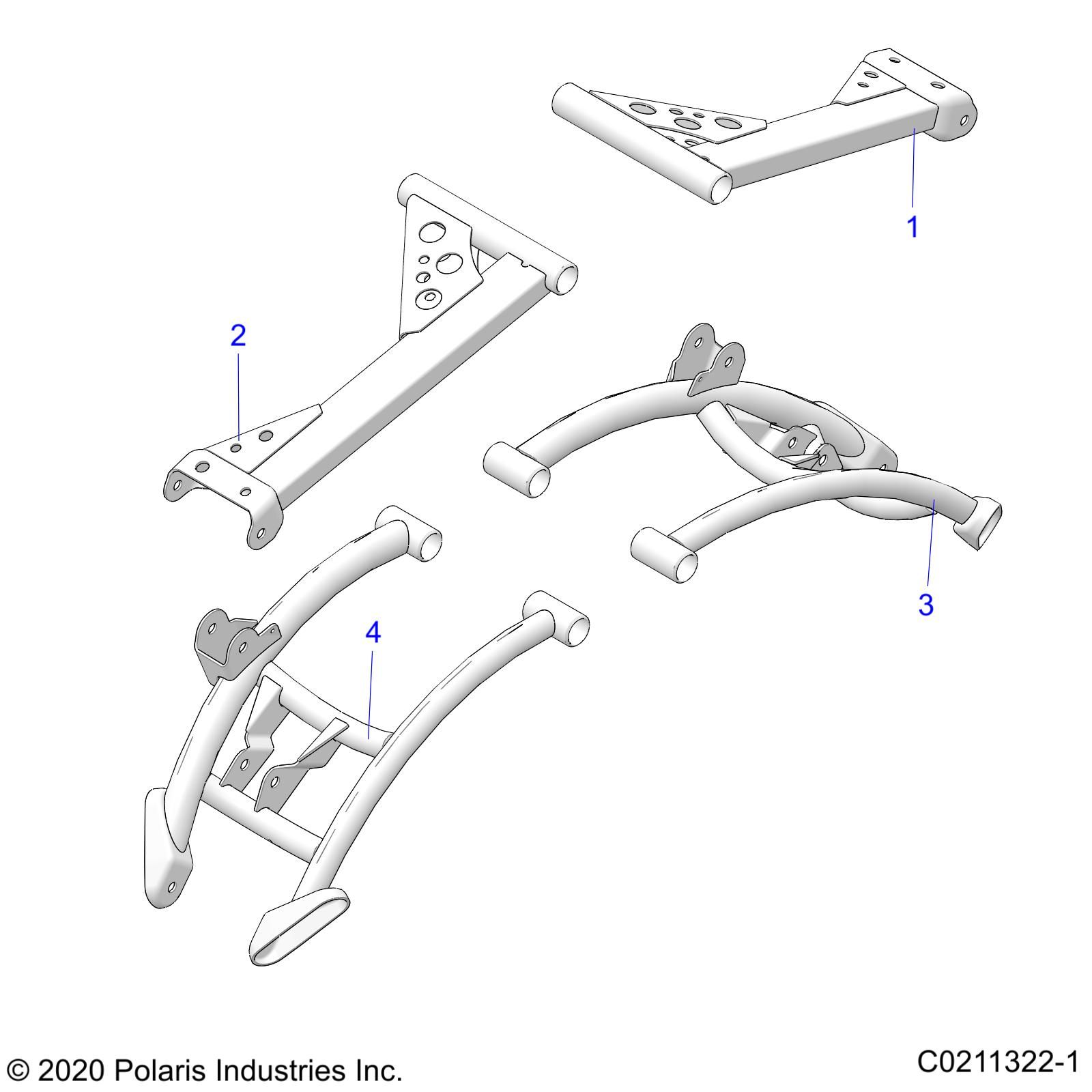 SUSPENSION REAR CONTROL ARMS POUR SPORTSMAN 850 48 ULTIMATE TRAIL PACKAGE 2023