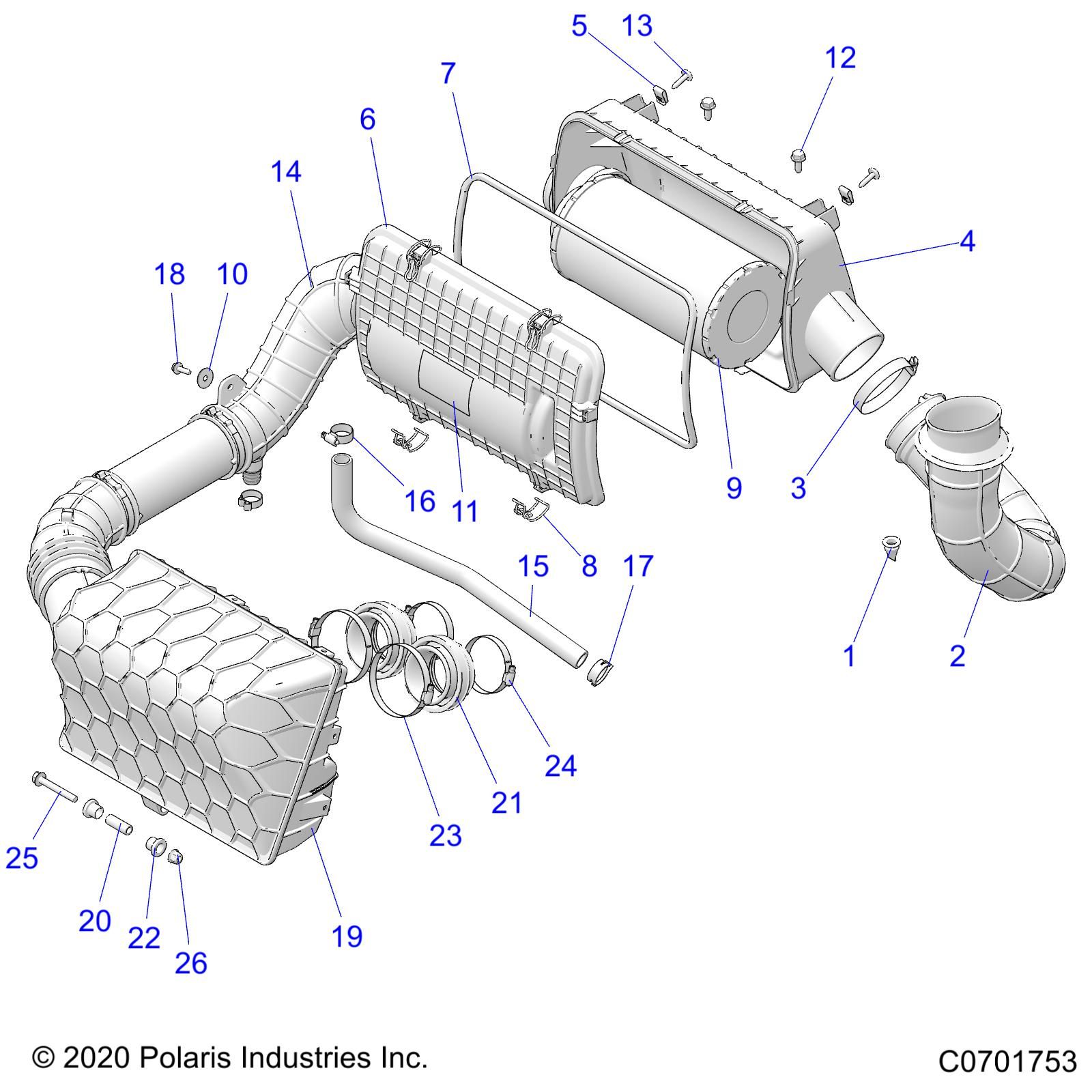 MOTEUR SYSTEME DADMISSION DAIR POUR RZR XP 1000 TRACTOREUZUG 2021