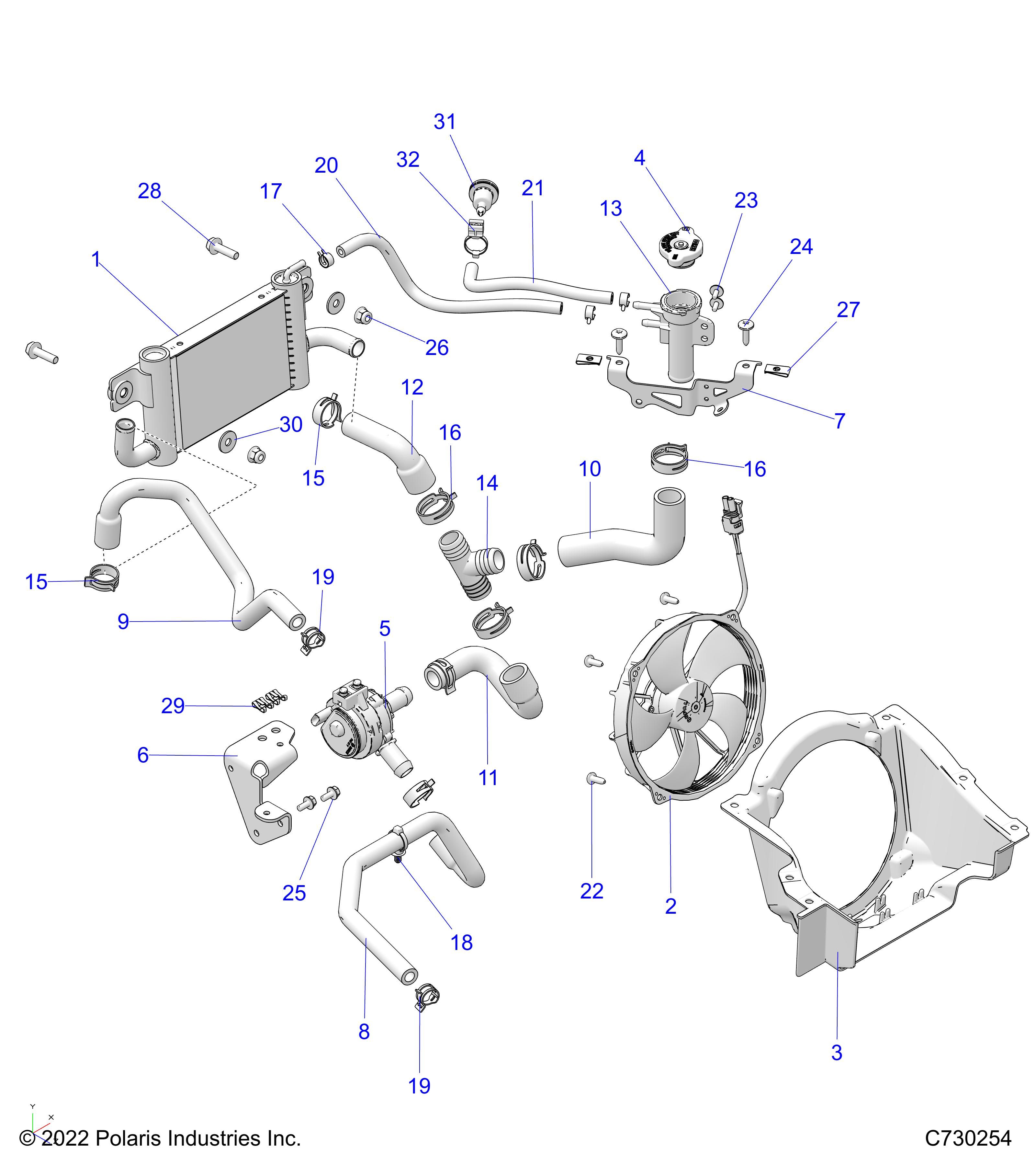 ENGINE COOLING PT POUR RANGER EV FULLSIZE PREMIUM R01 2023