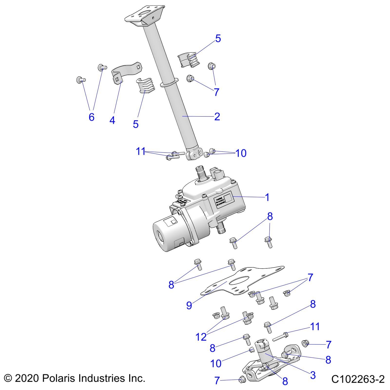 DIRECTION POSTE DE DIRECTION POUR SPORTSMAN 850 EPS 48 2025