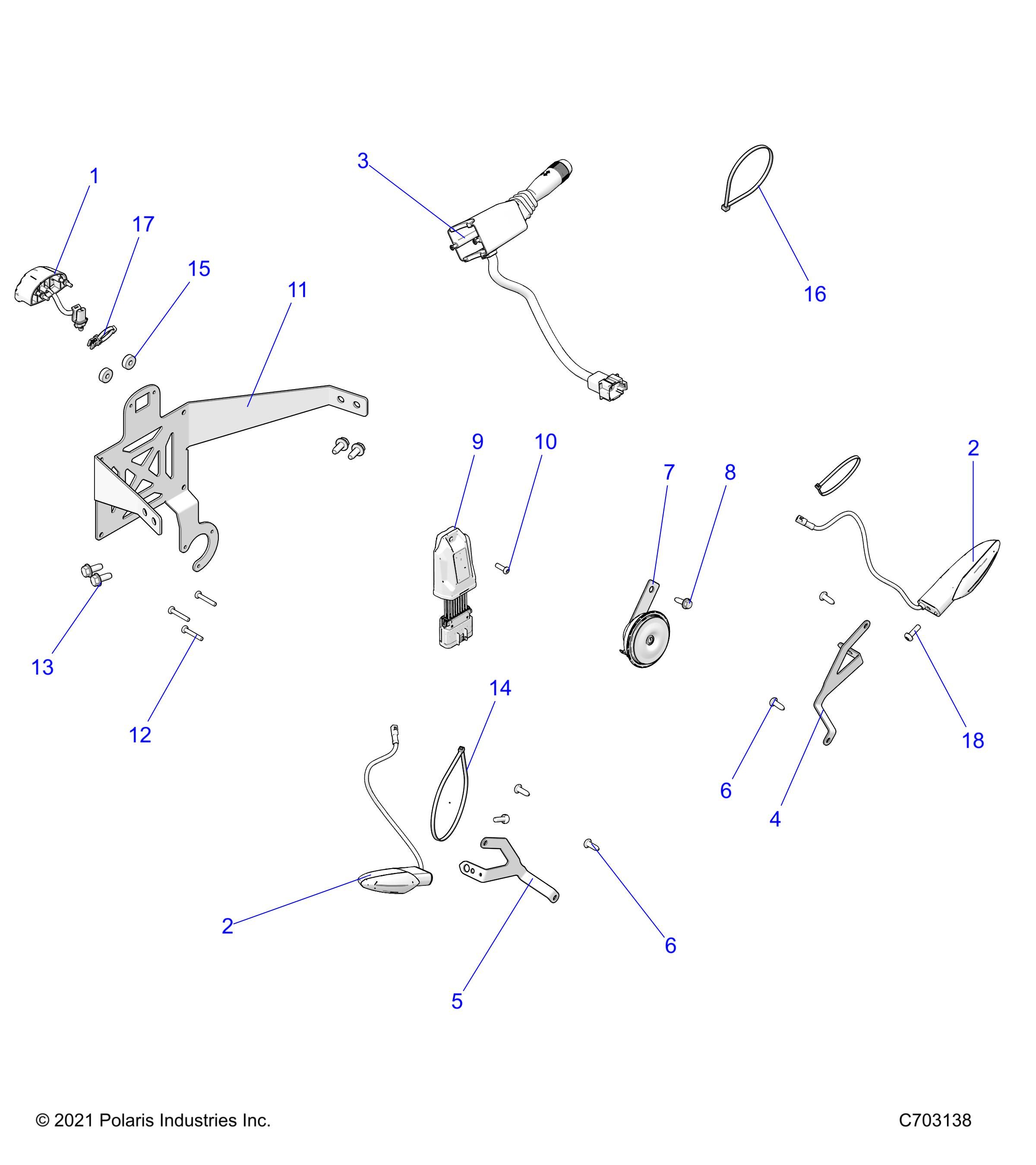 ELECTRIQUE COMPOSANTS ACCESSOIRES POUR RZR TRAIL S 1000 EPS EUTRACTOR 2022