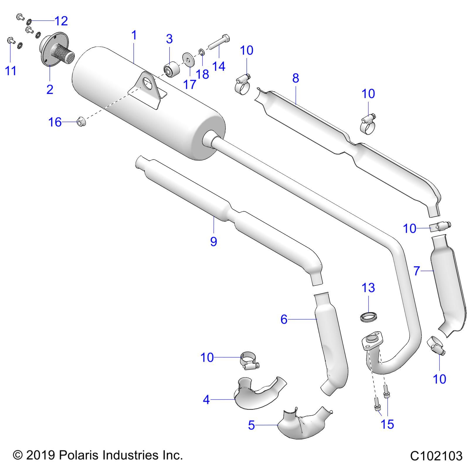 MOTEUR ECHAPPEMENT POUR OUTLAW 70 2021
