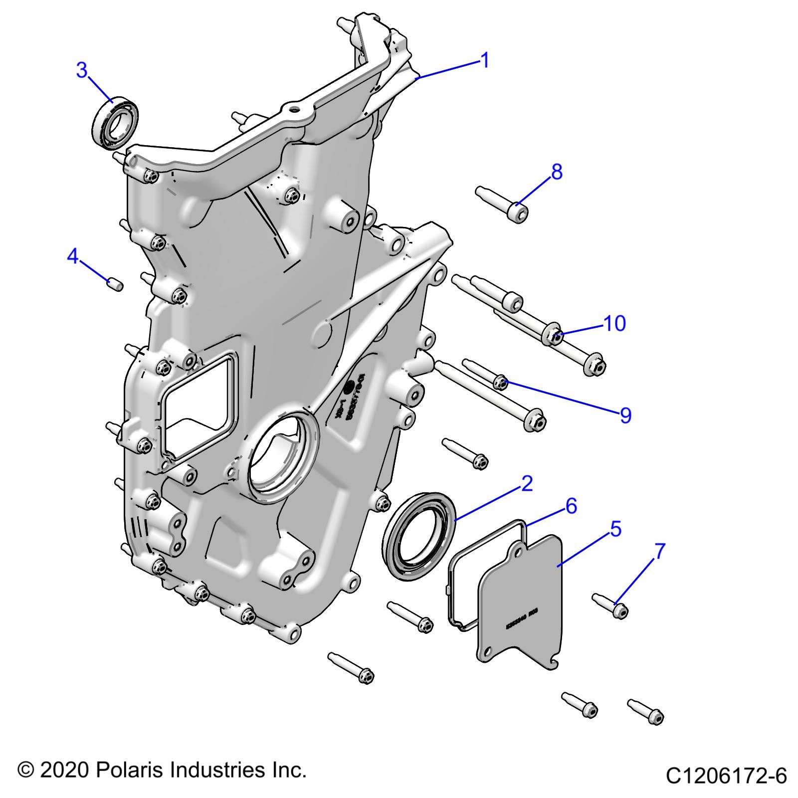 ENGINE FRONT COVER POUR RZR PRO R 2022