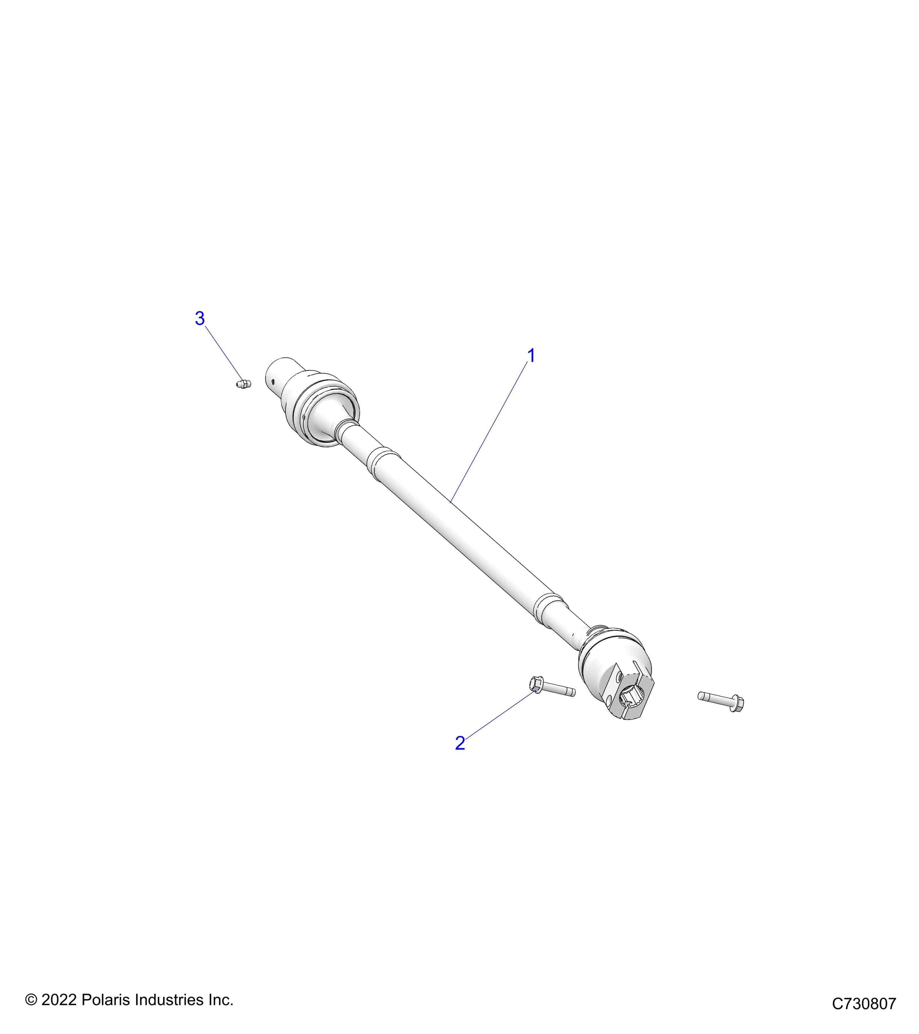 TRANSMISSION ARBRE PROPULSION ARRIERE POUR RANGER DIESEL HD EPS DLX EUTRACTORAU R02 2023