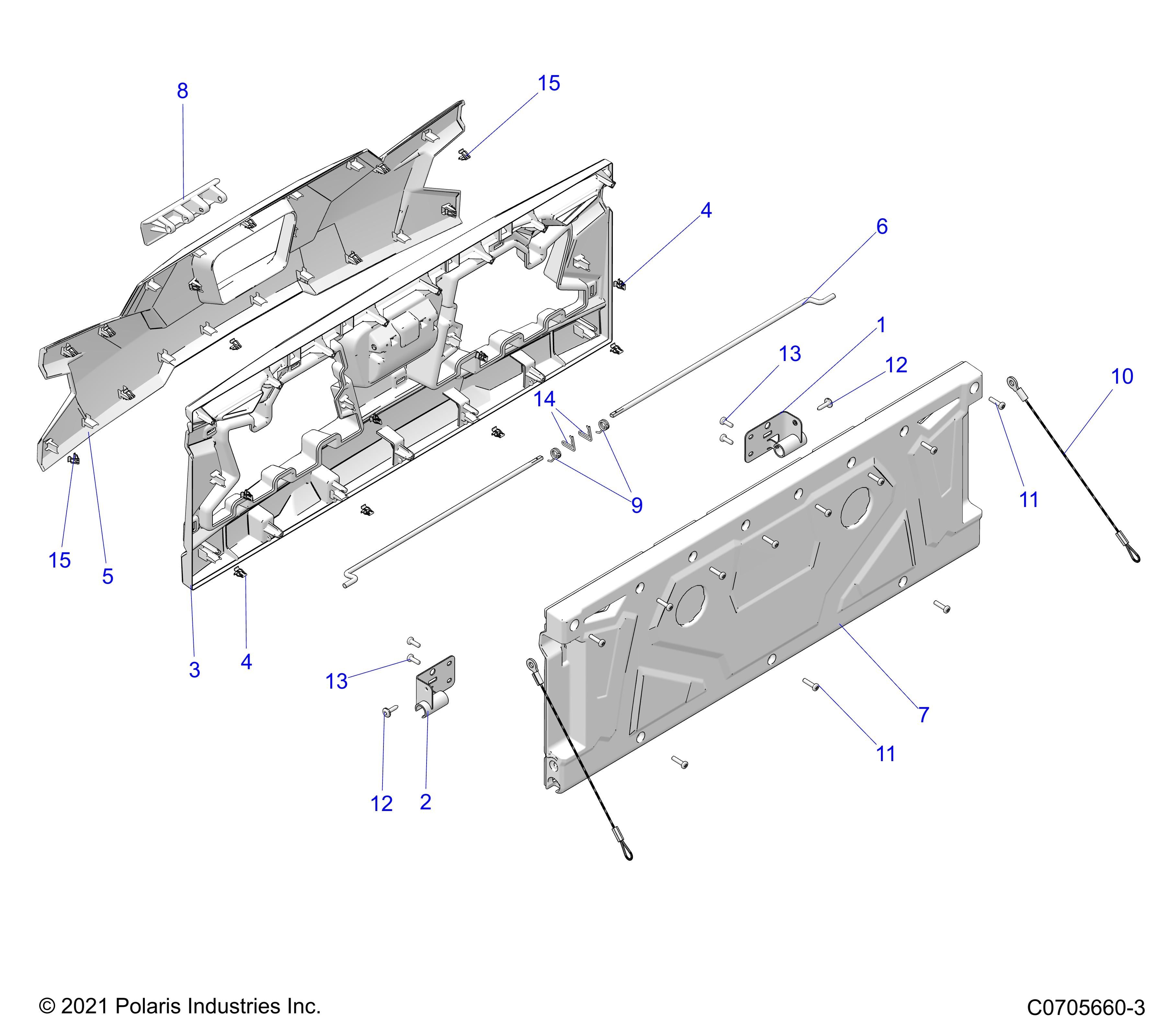 CARROSSERIE BOX HAYON POUR GENERAL XP4 1000 ULTIMATE LATIN 2025