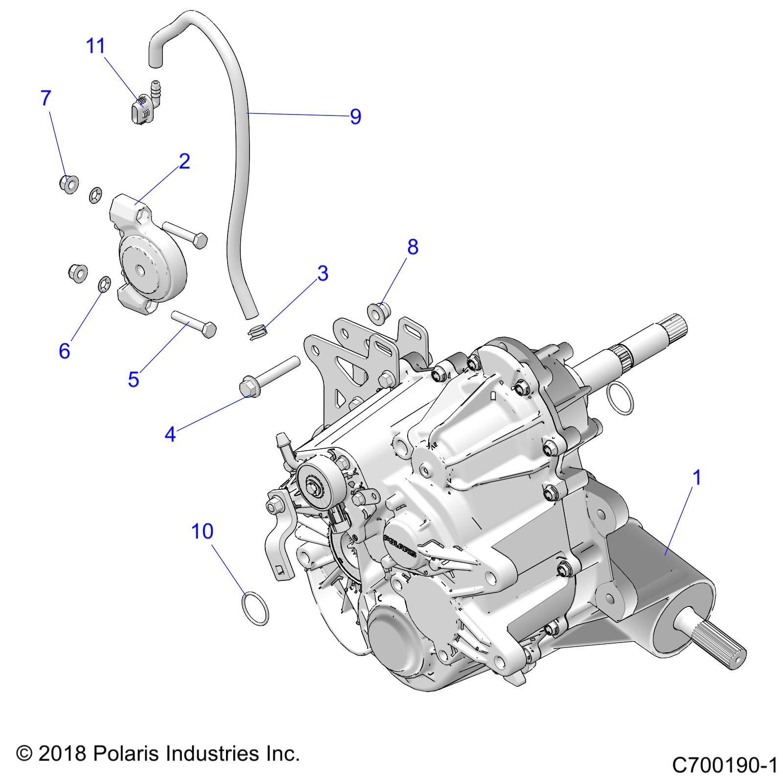 TRANSMISSION MONTAGE BOITE PRINCIPALE POUR GENERAL 1000 DELUXE RC 2022