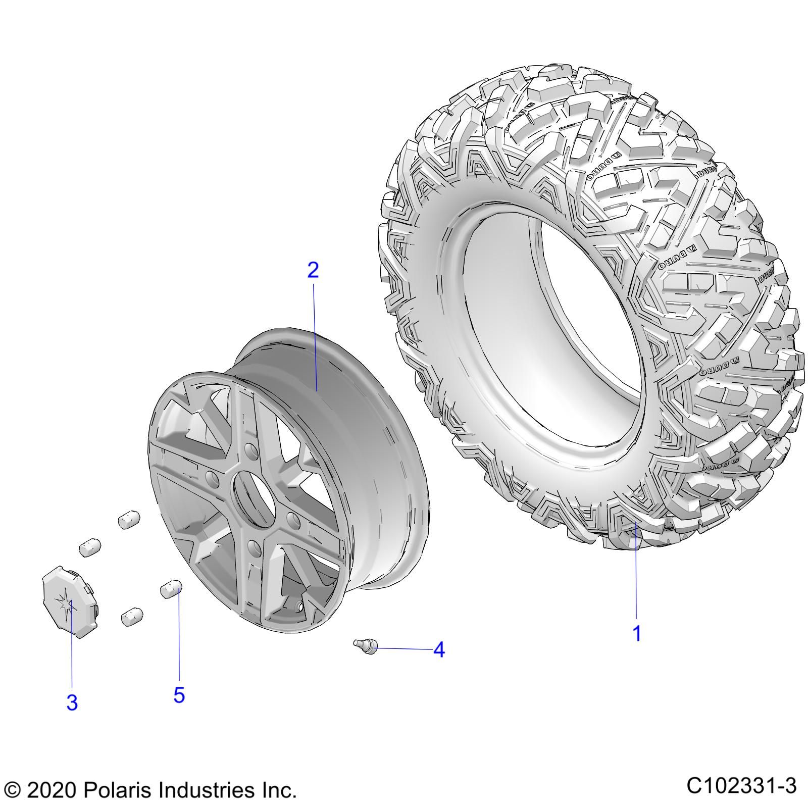 ROUES ROUES AVANT POUR SPORTSMAN 850 48 TRAIL PACKAGE 2021