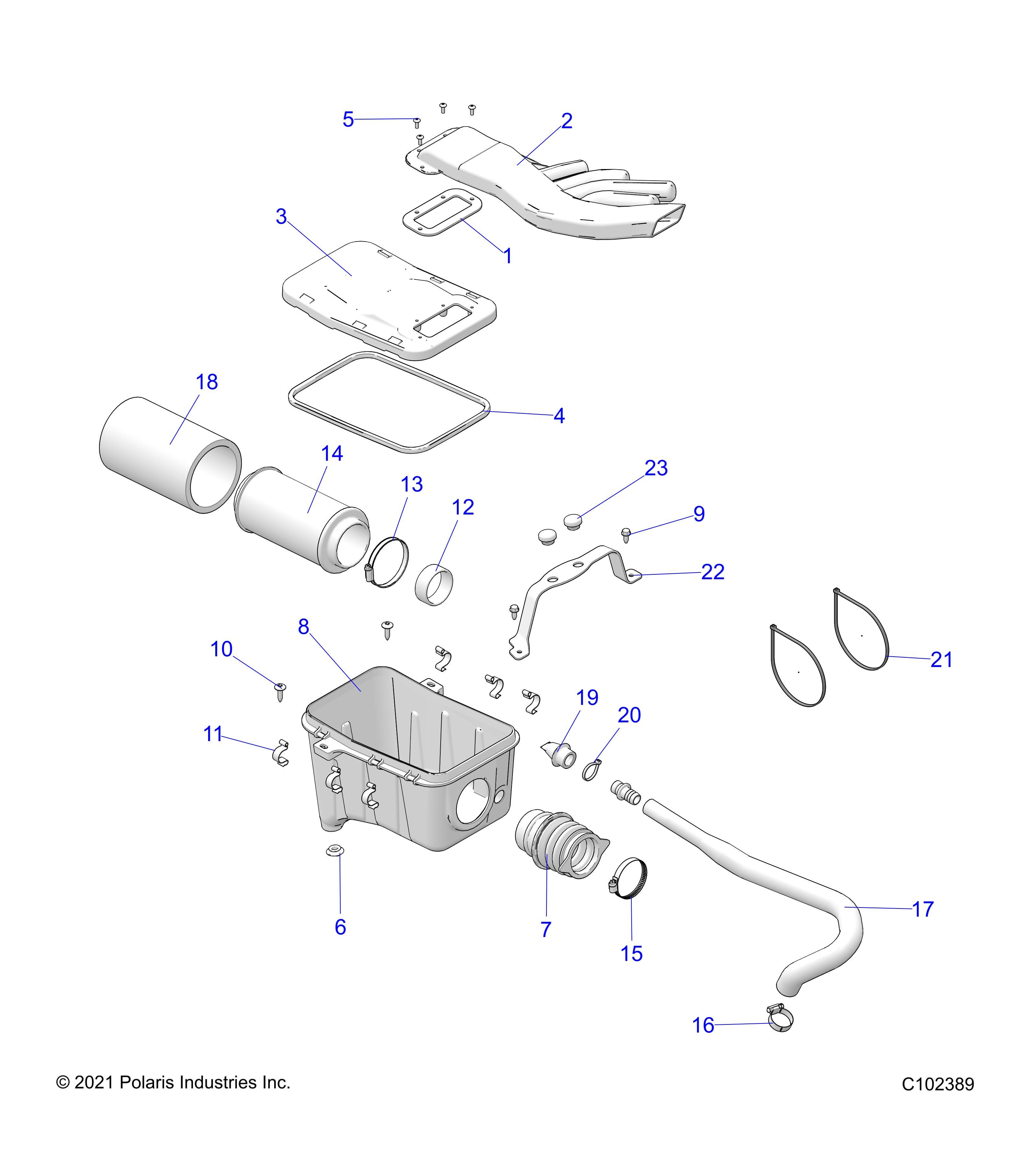 MOTEUR SYSTEME DADMISSION DAIR POUR SPORTSMAN 570 6X6 EURO 2022